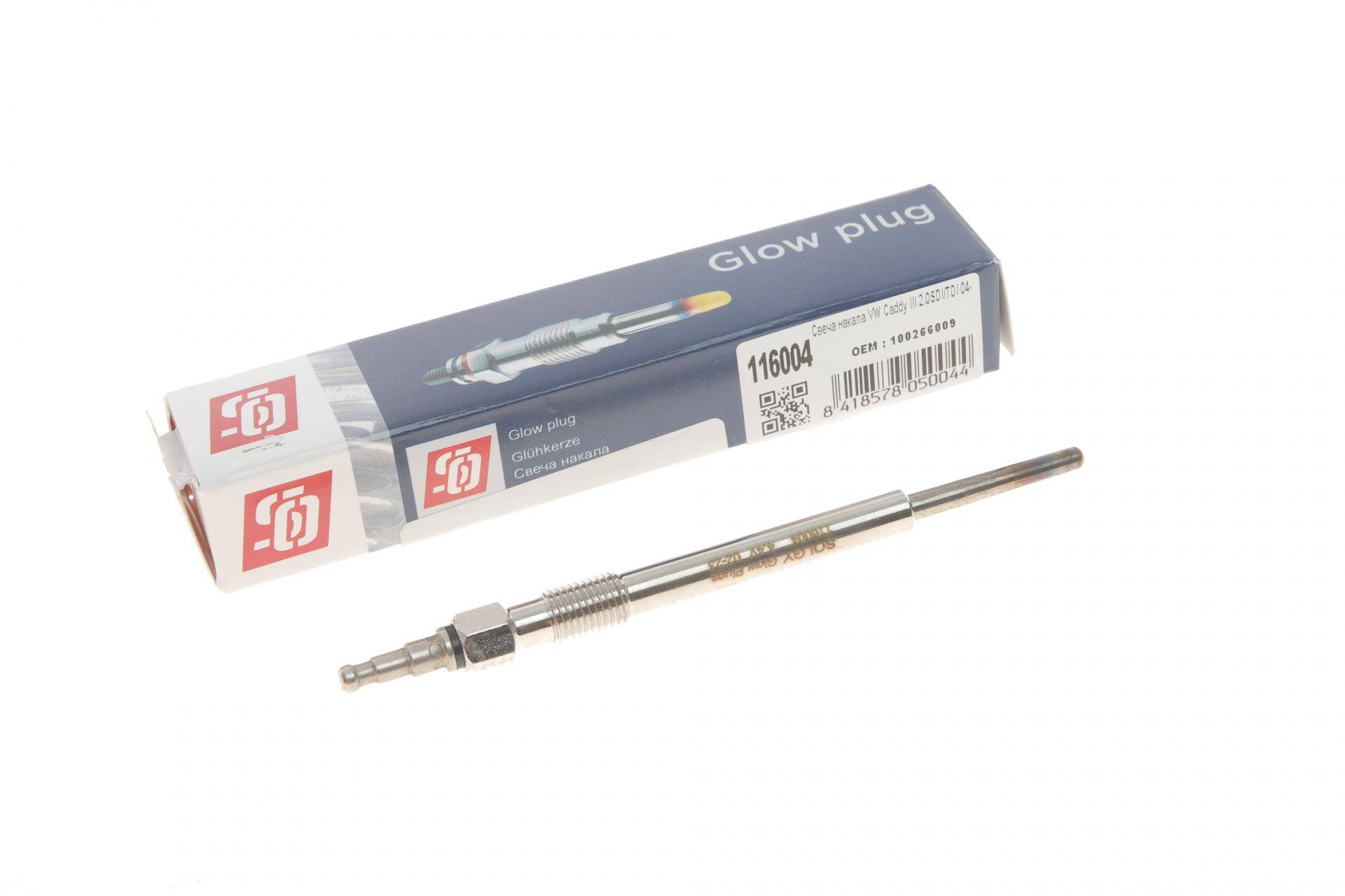 Свічка розжарювання VW Caddy III 2.0SDI/TDI 04-