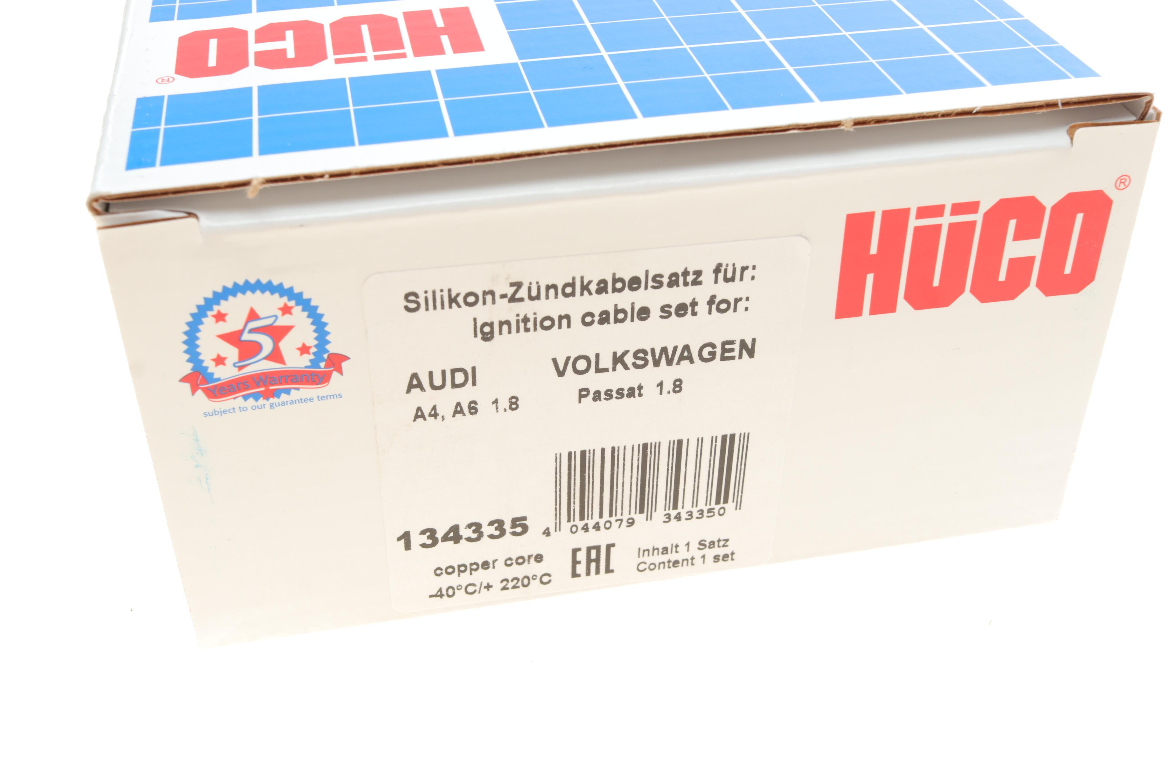 Проводи запалювання Audi A4/A6/VW Passat/Golf IV 94-05 (к-кт) (HÜCO)