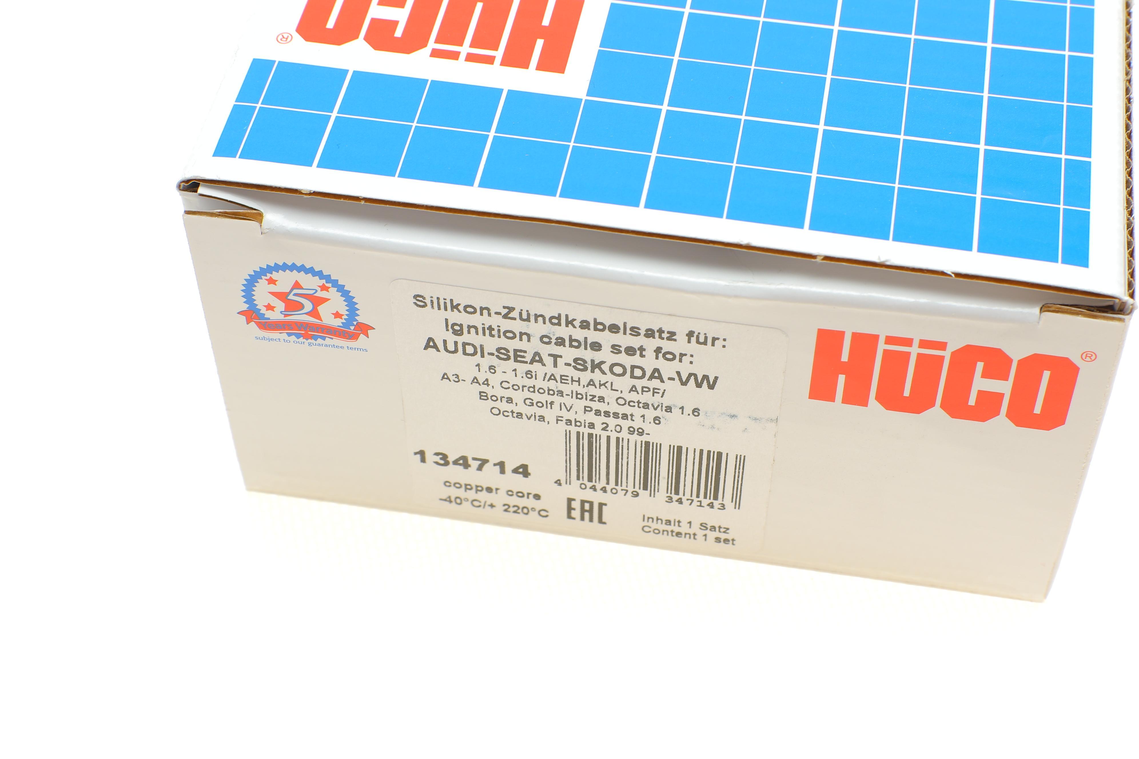 Проводи запалювання VW Golf IV 1.6i 97-04 (к-кт) (HÜCO)