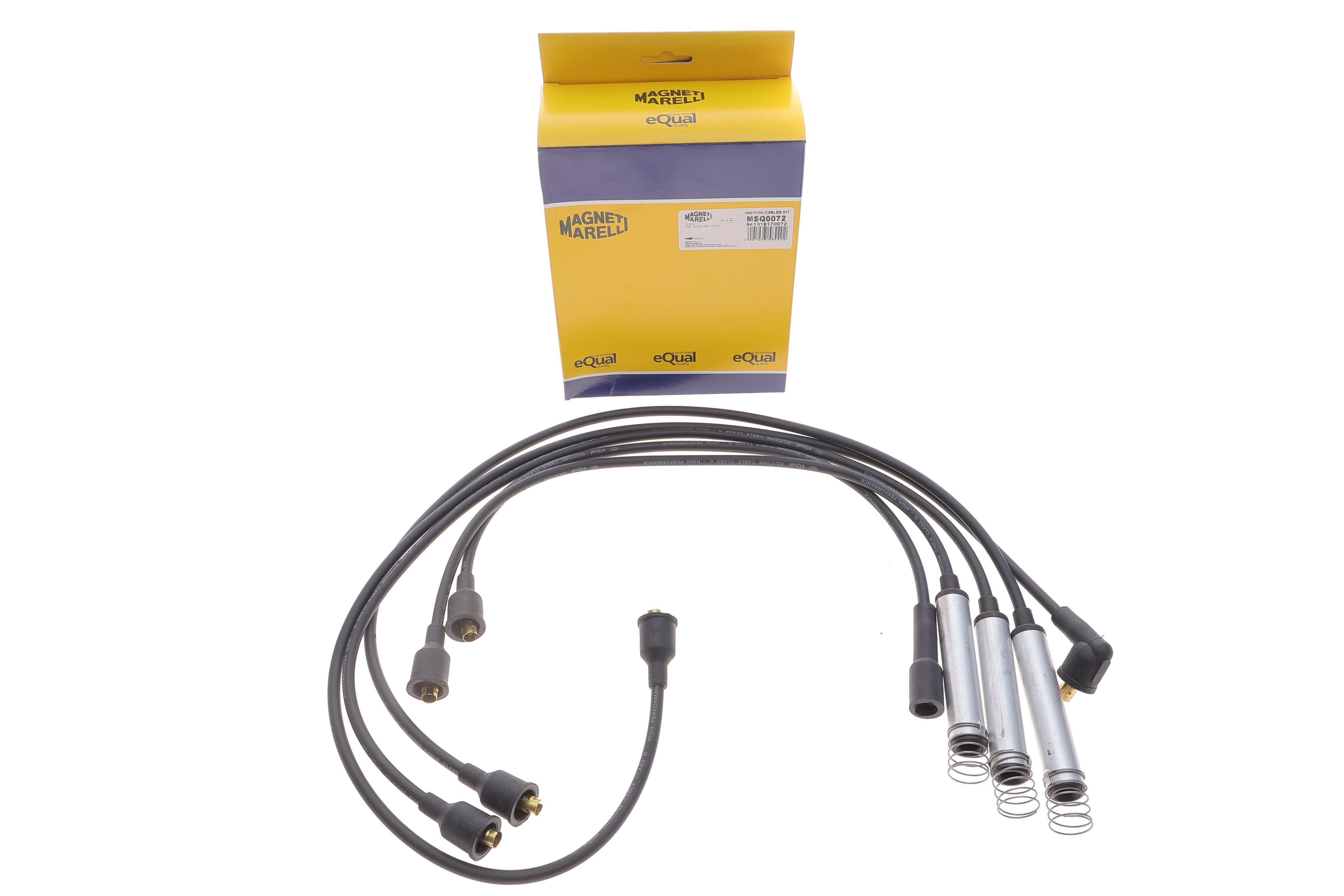 Проводи запалювання Opel Ascona/Corsa/Kadett/Omega/Vectra 1.2-2.4-95 (високовольтні) (к-кт) (MSQ0072