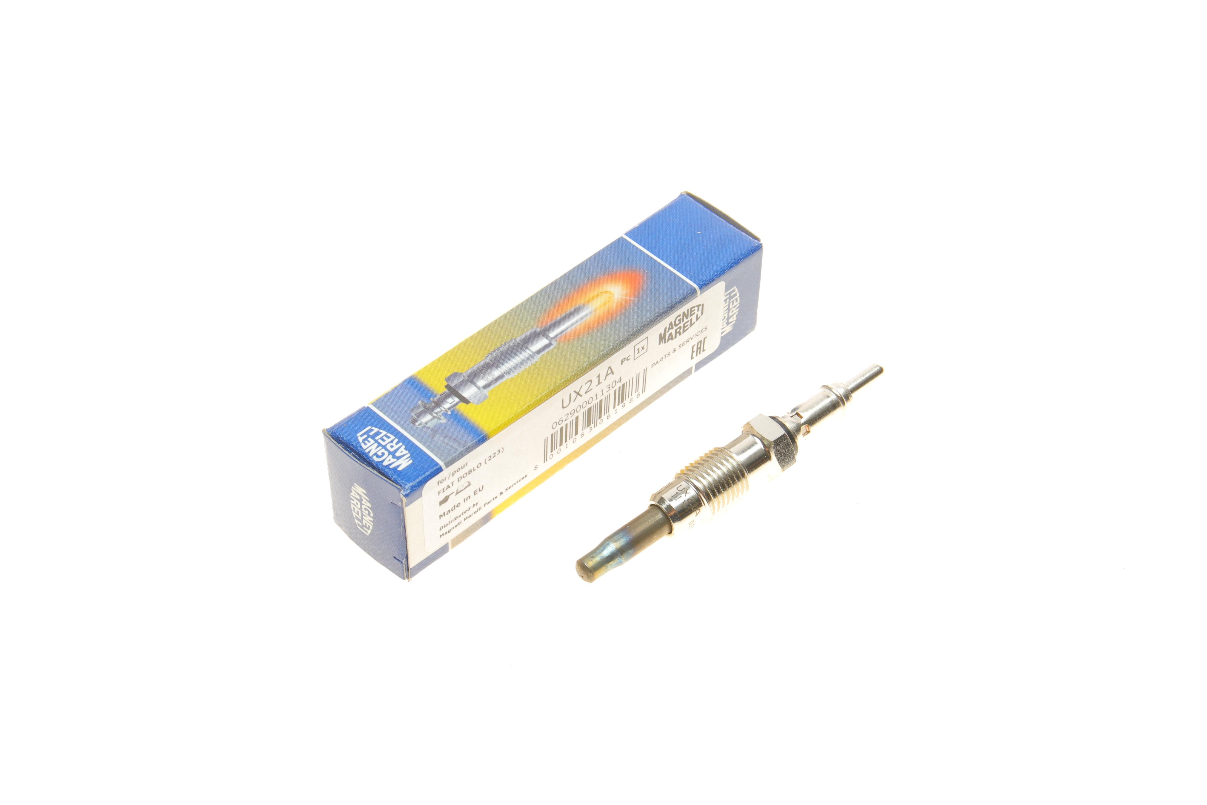 Свічка розжарювання Fiat Doblo 1.9D (11V) (M12x1.25) (UX21A)