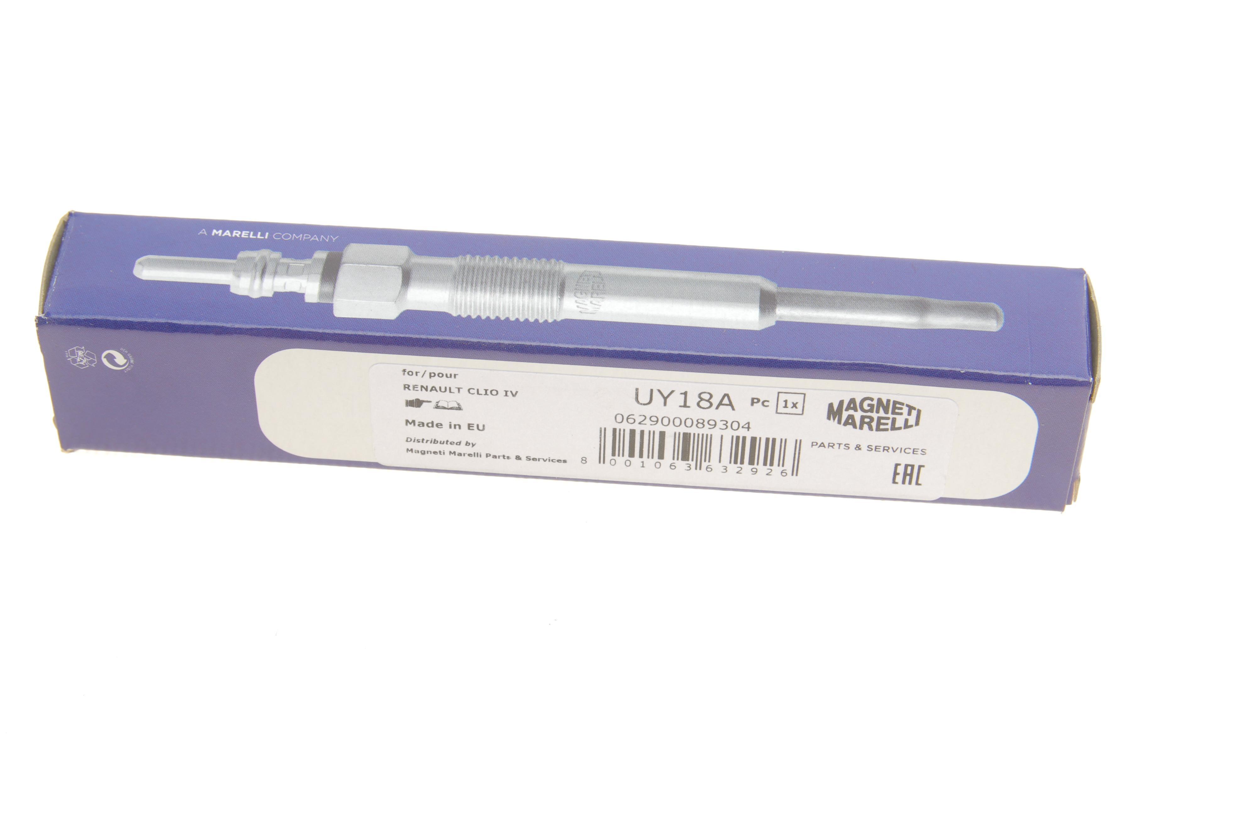 Свічка розжарювання Renault Kangoo 1.5dСi 10- (4.4V) (UY18A)