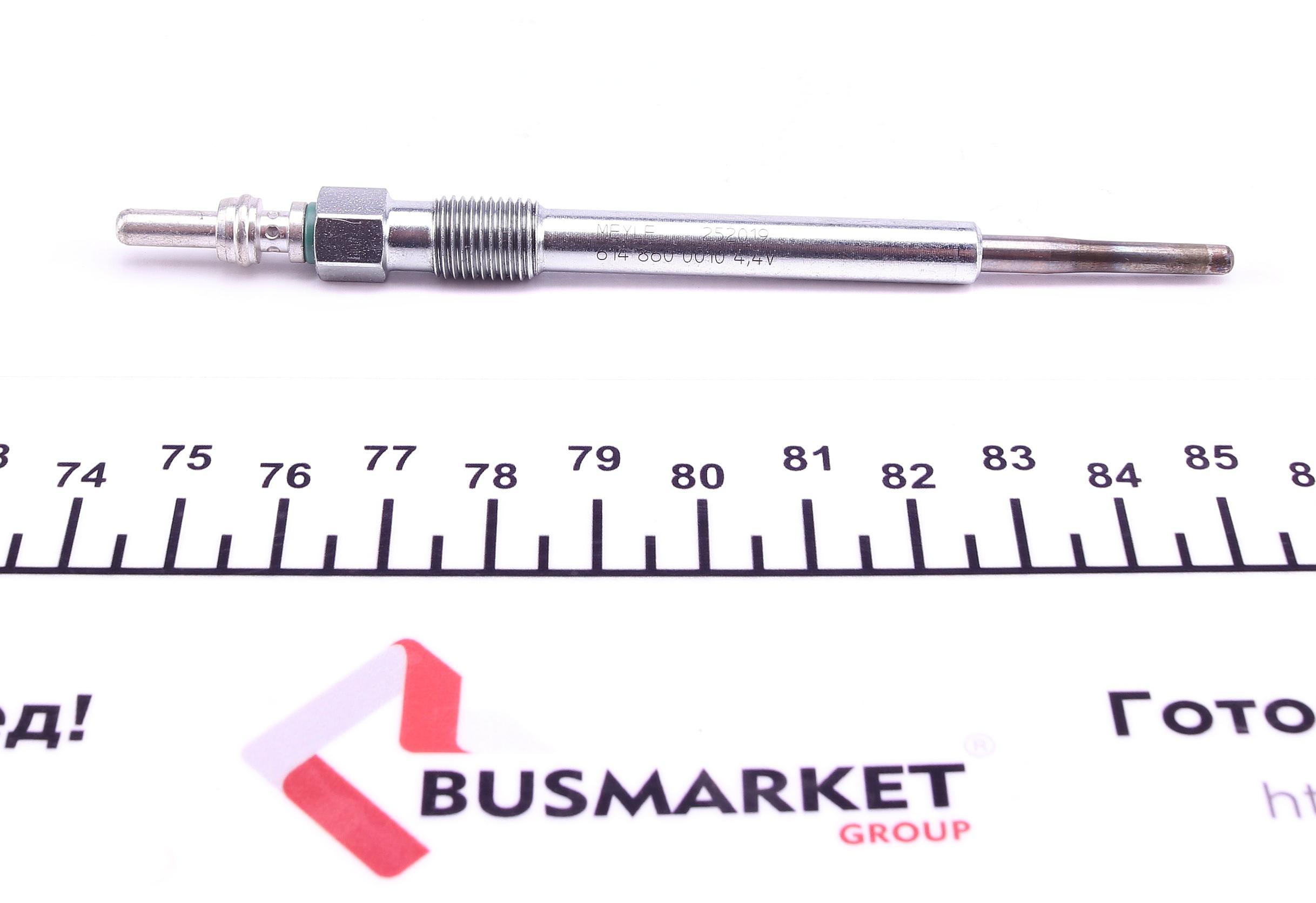 Свічка розжарювання Citroen Nemo/Fiat Doblo 1.3JTD 10- (4.4V)