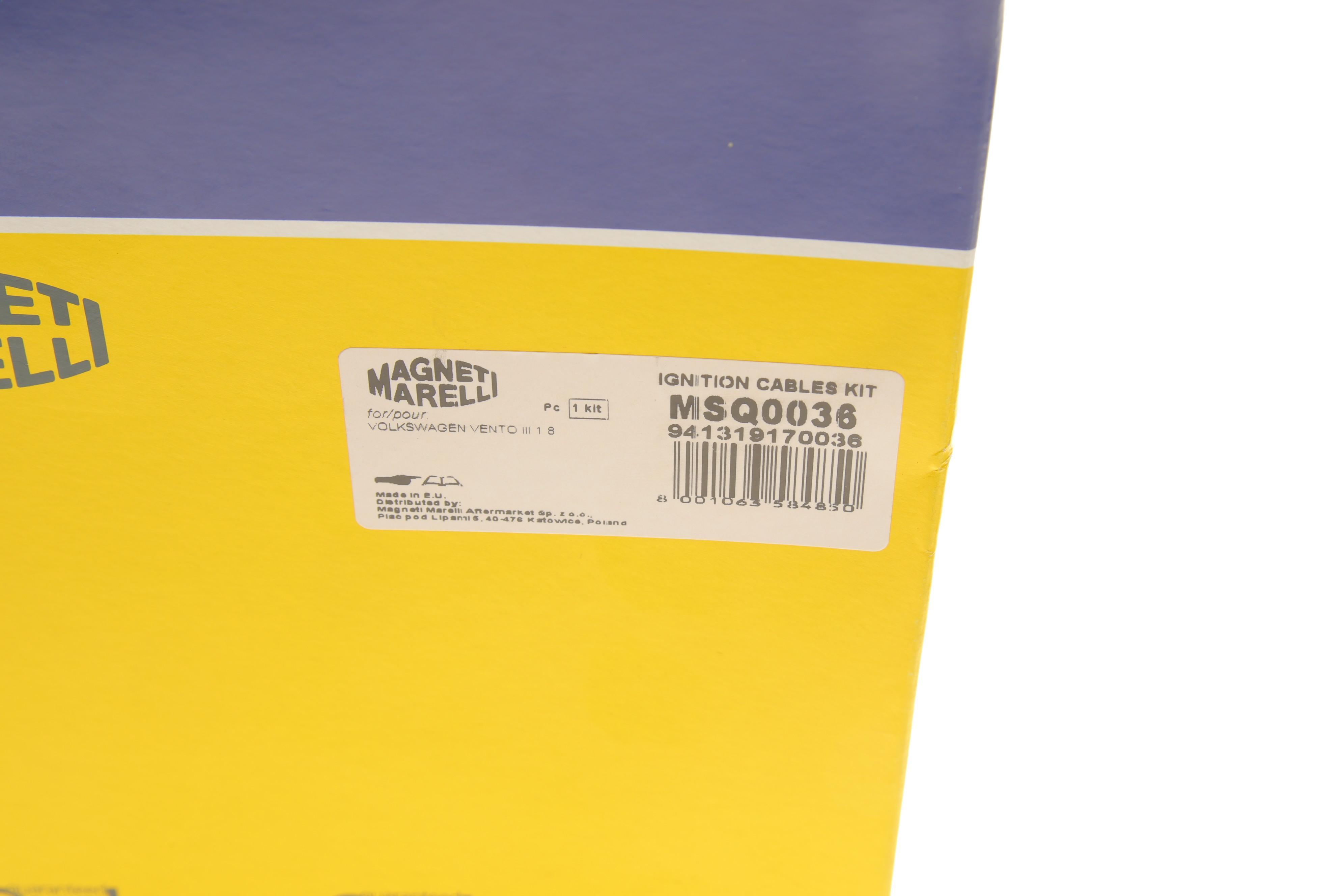 Проводи запалювання VW Golf III/Passat 1.6 92-97 (к-кт)