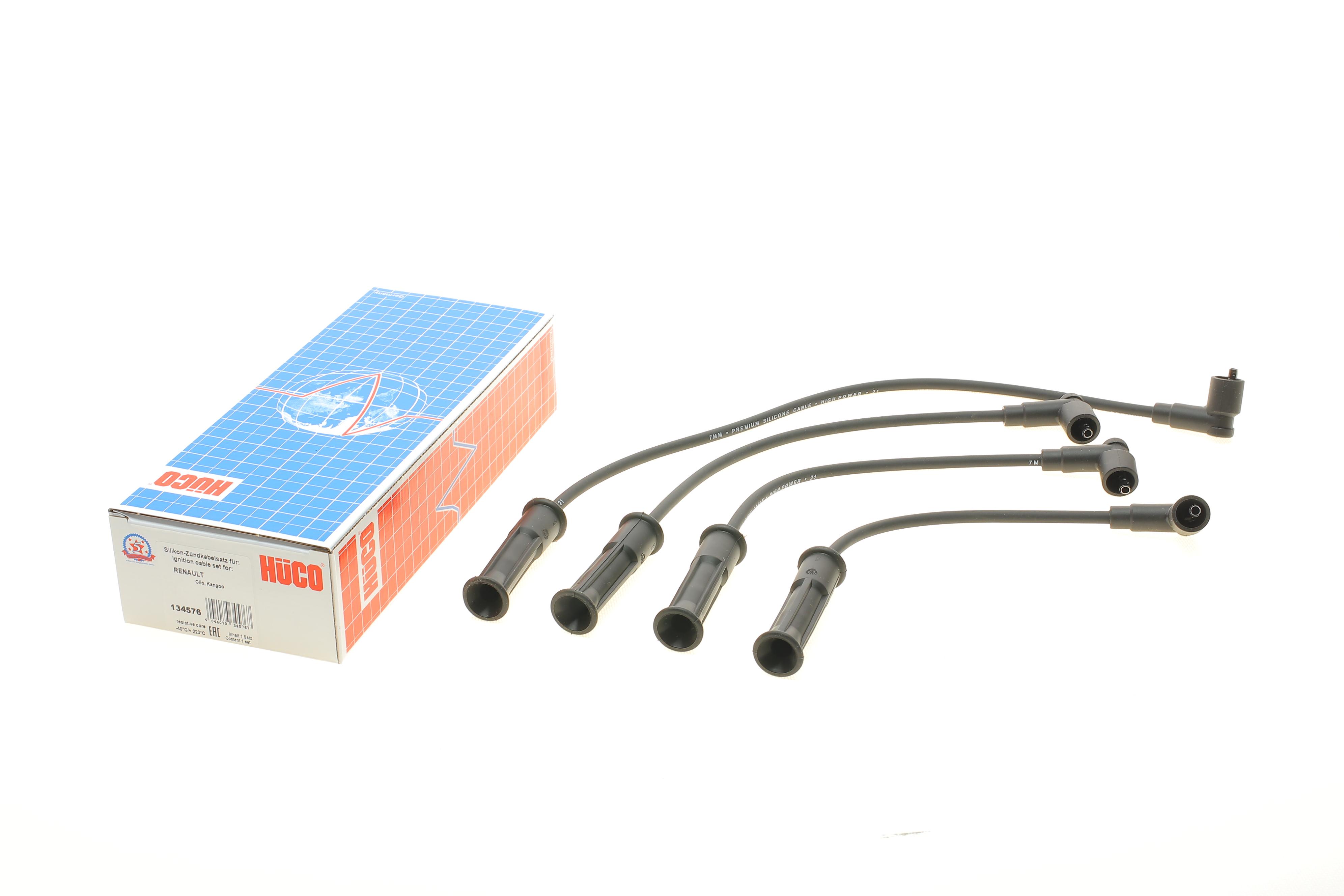 Проводи запалювання Renault Kangoo 1.4 97- (к-кт) (HÜCO)