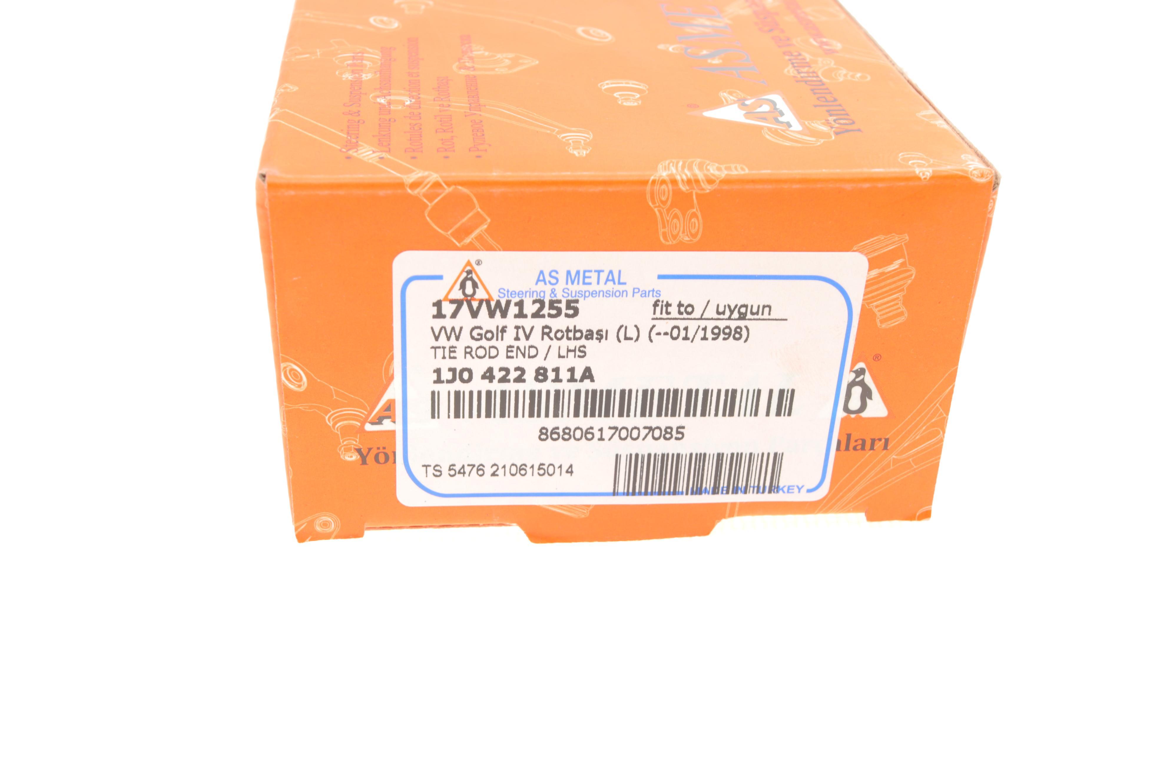 Наконечник тяги рульової (L) Audi A3/Skoda Octavia/VW Golf IV 95-10 (L=75mm) (короткий)