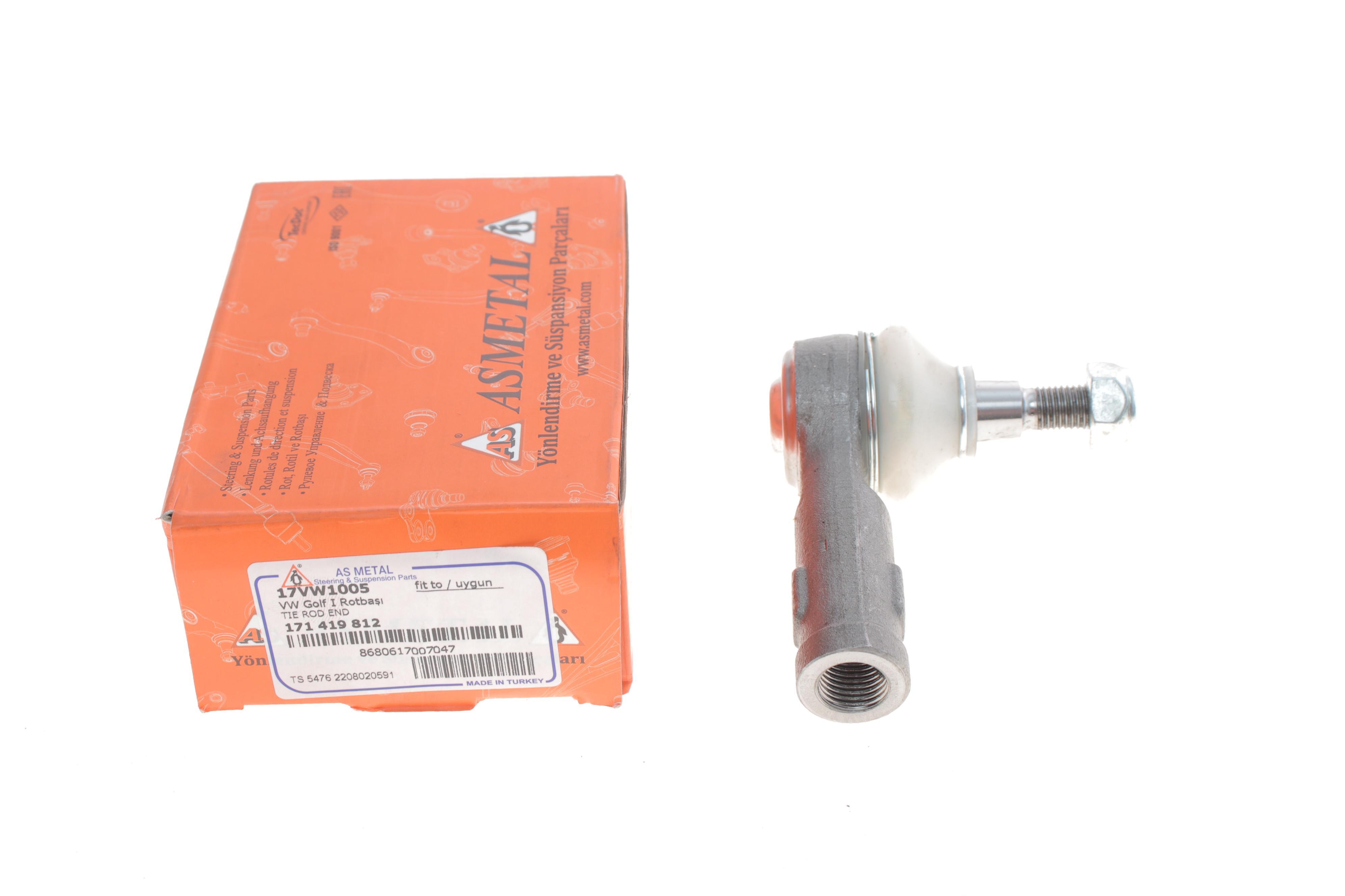 Наконечник тяги рульової VW Caddy I 82-92/Passat 88-97/Golf I 74-84/T3 79-92