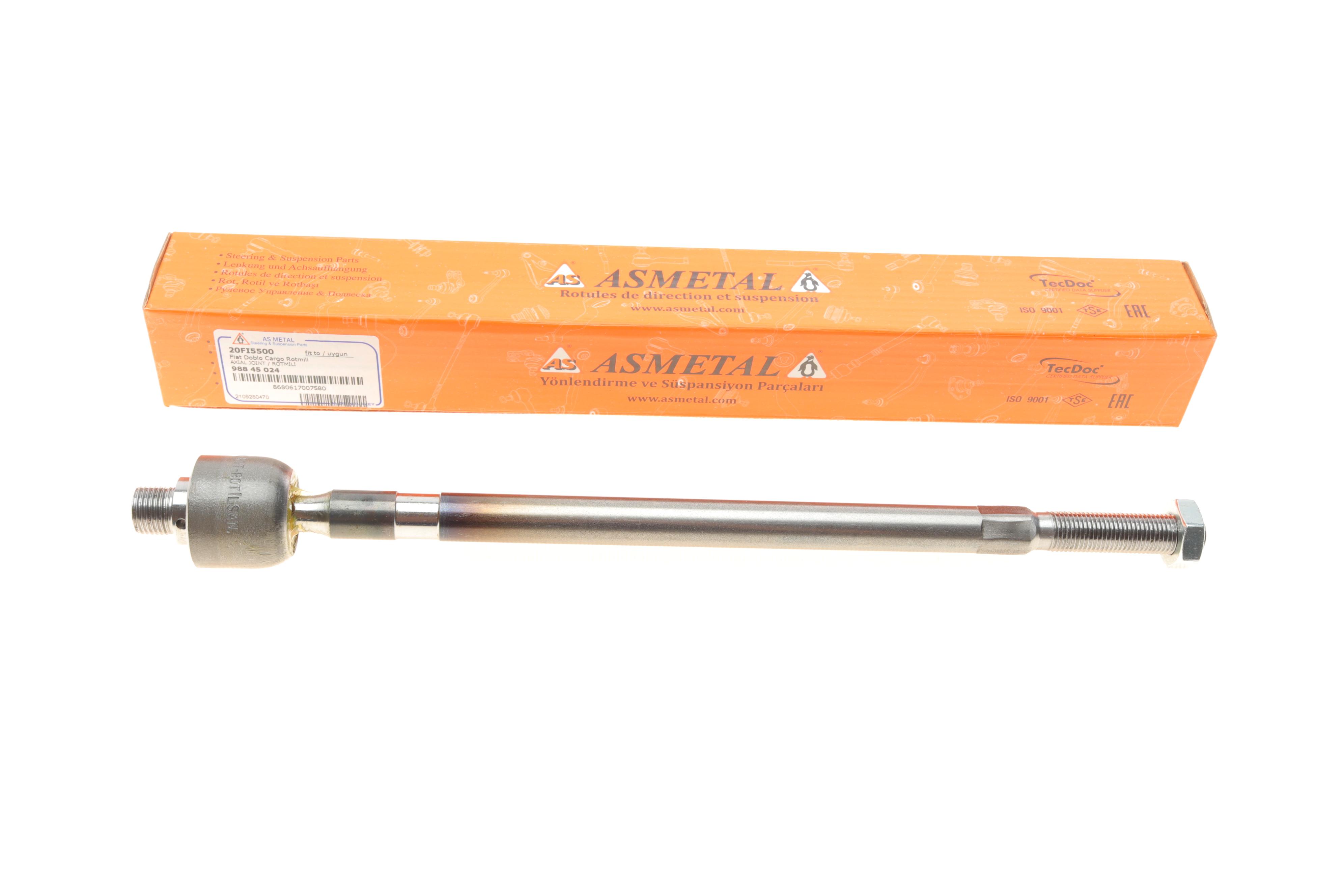 Тяга рульова Fiat Doblo 1.9JTD 01- (+PS) (M16x1.5/L=333,5mm)