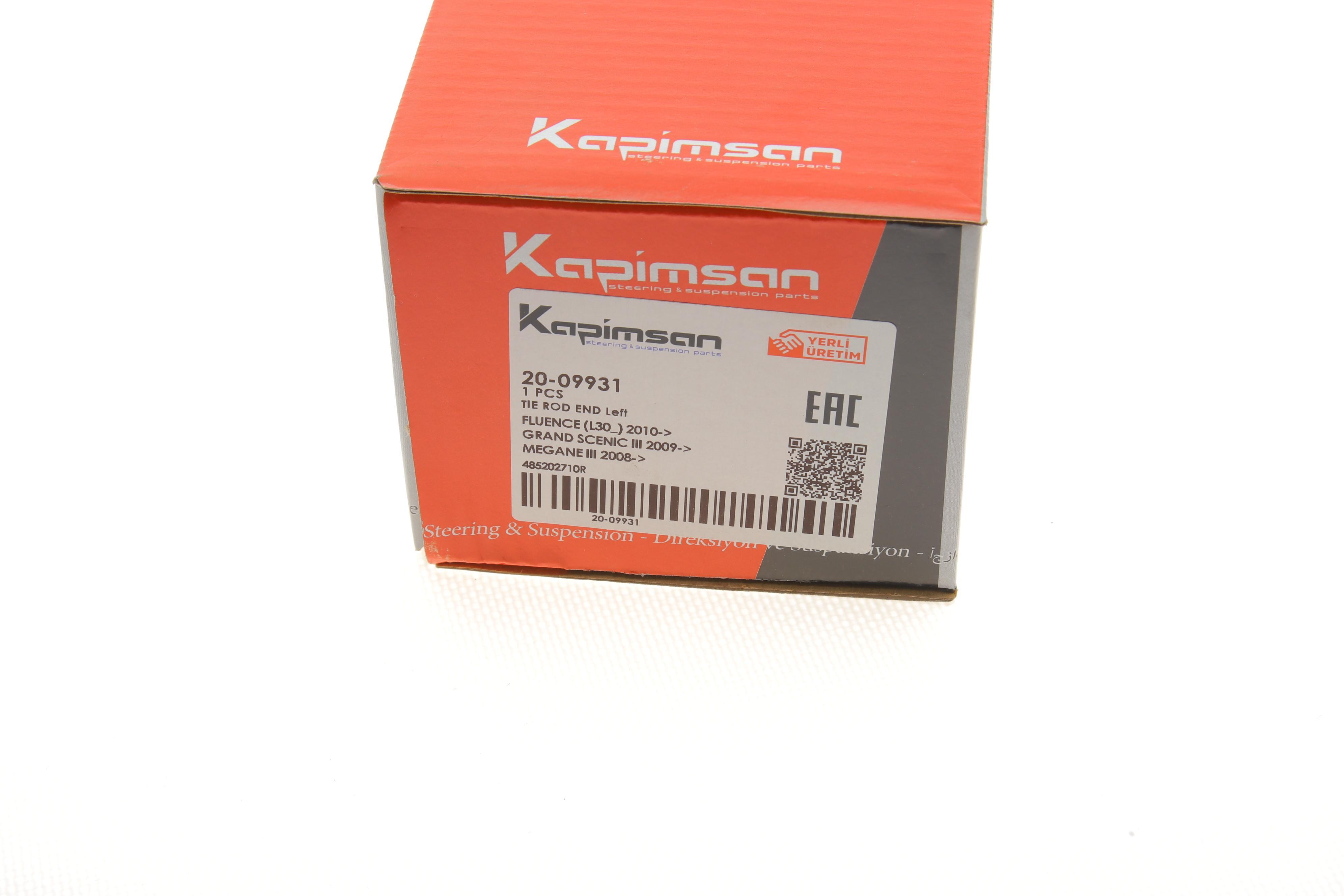 Наконечник тяги рульової (L) Renault Megane III 08-