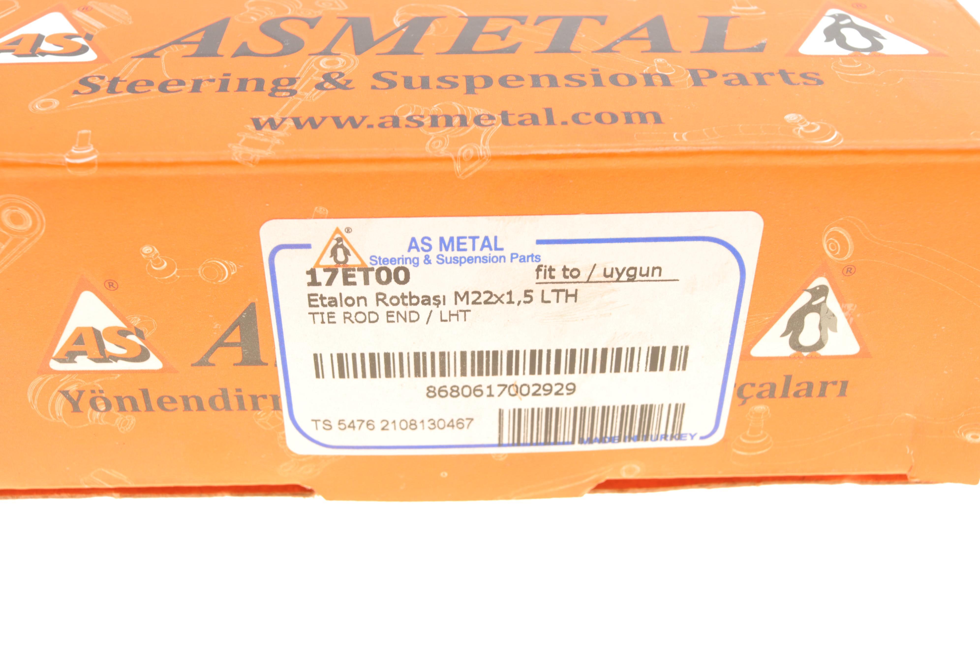 Наконечник тяги рульової Etalon (M22x1.5) LHT