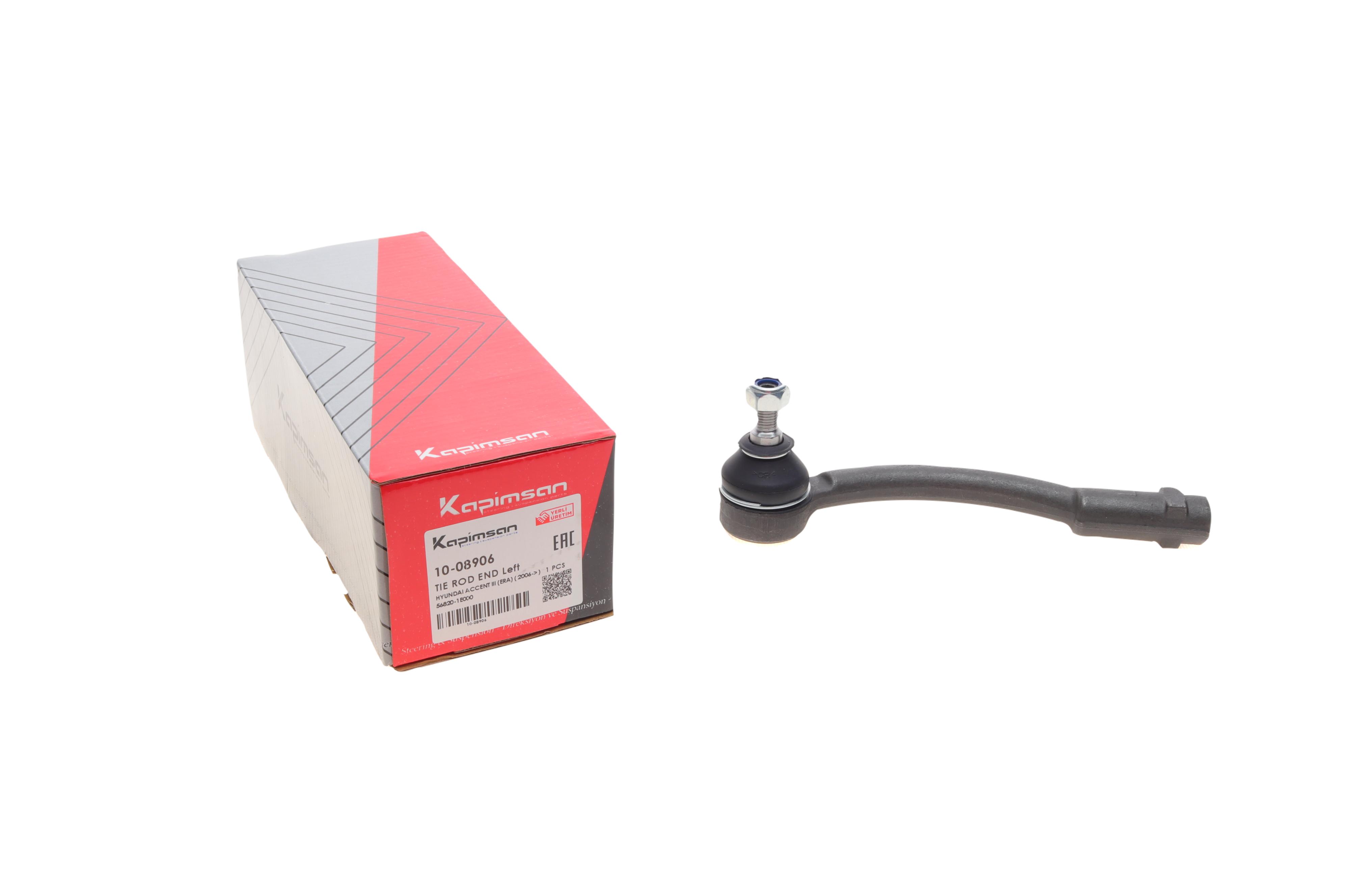 Наконечник тяги рульової (L) Hyundai Accent III 05-12/Kia Rio II 05-14 (L=188mm)