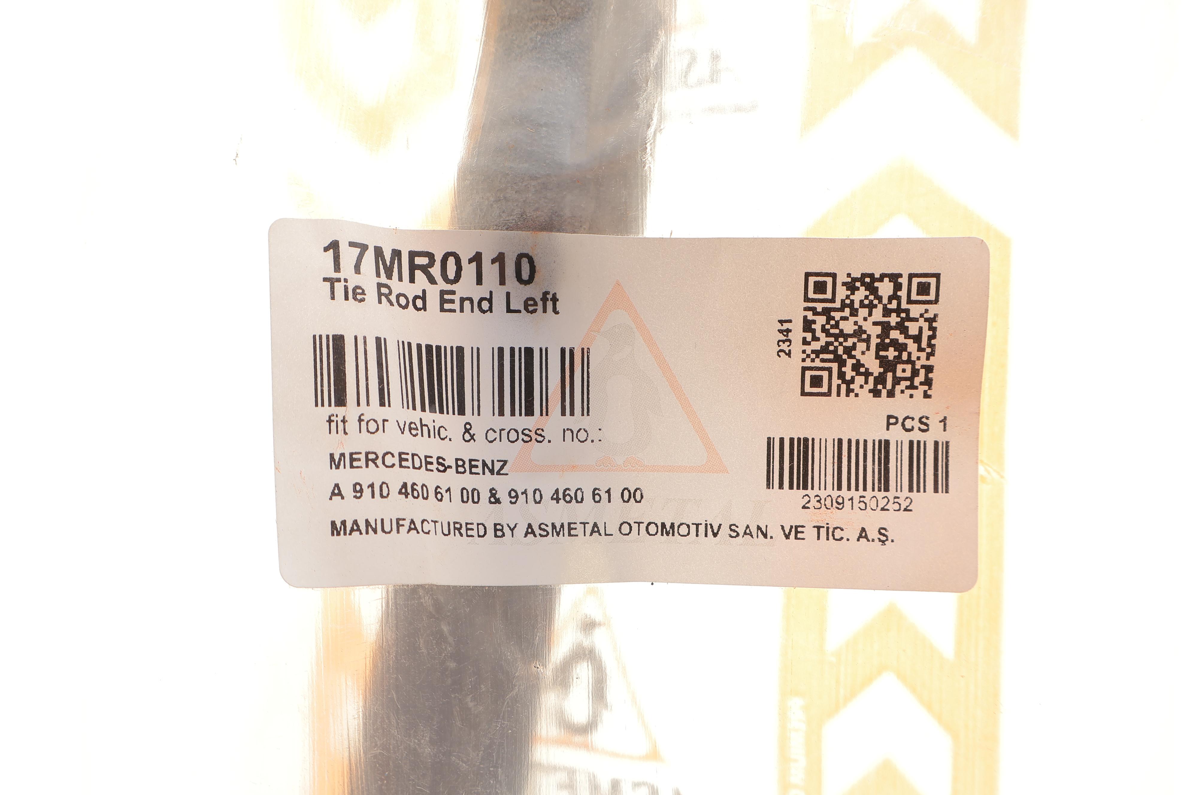 Наконечник тяги рульової (L) MB Sprinter (907/910) 18-