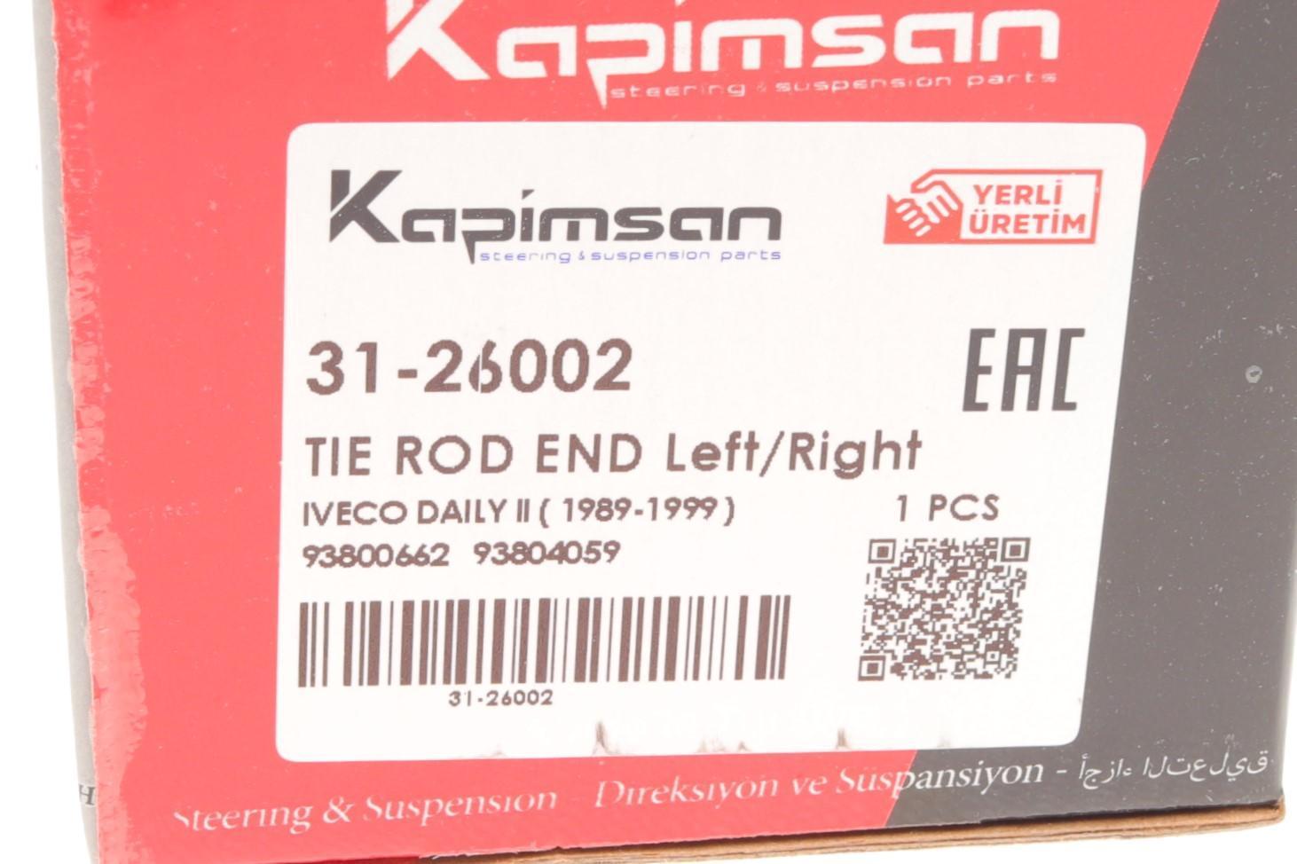 Наконечник тяги рульової Iveco Daily 85-06