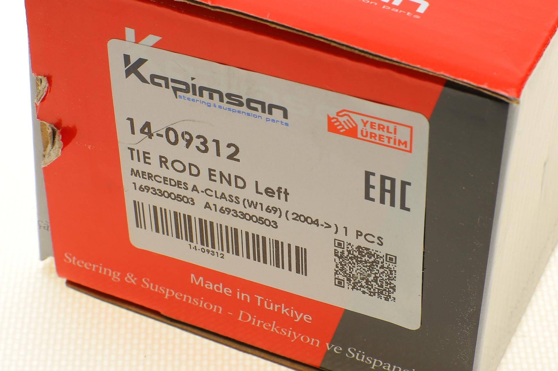 Наконечник тяги рульової (L) MB A-class (W169) 04-12 (L=200mm)