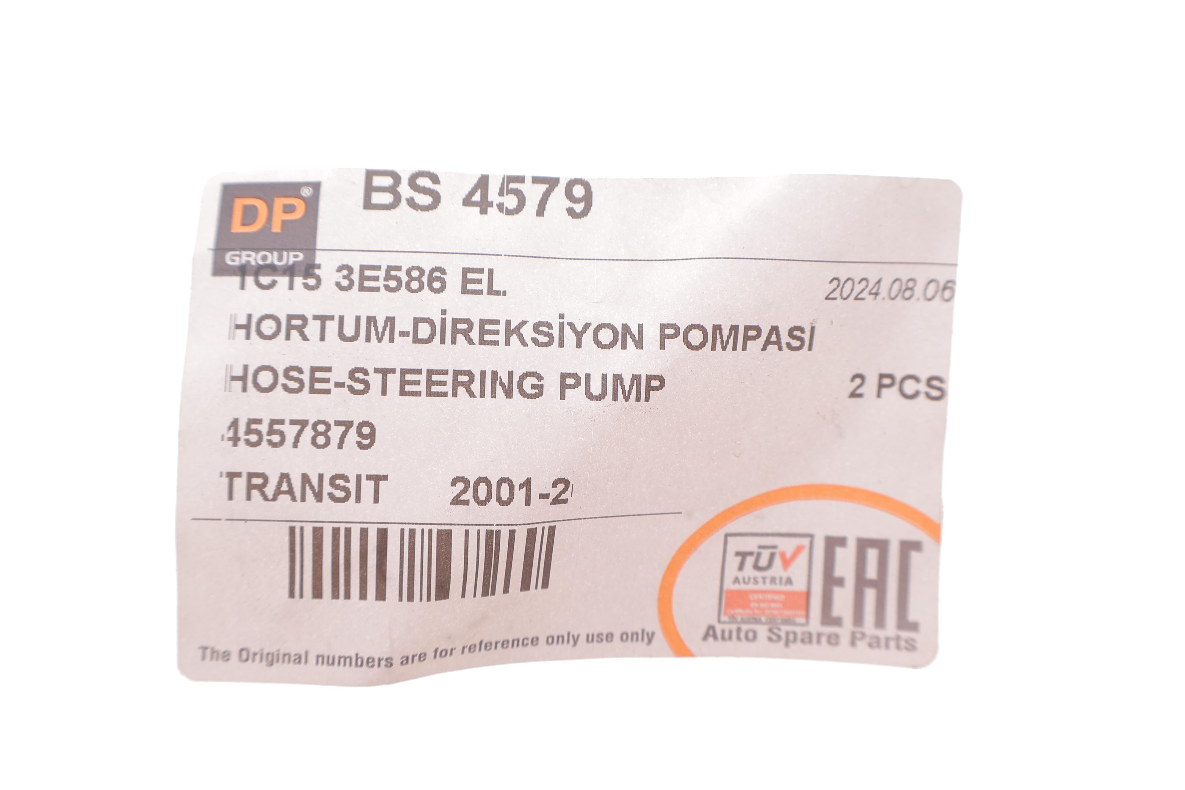 Шланг гідропідсилювача Ford Transit 2.0/2.4TDI 00-06