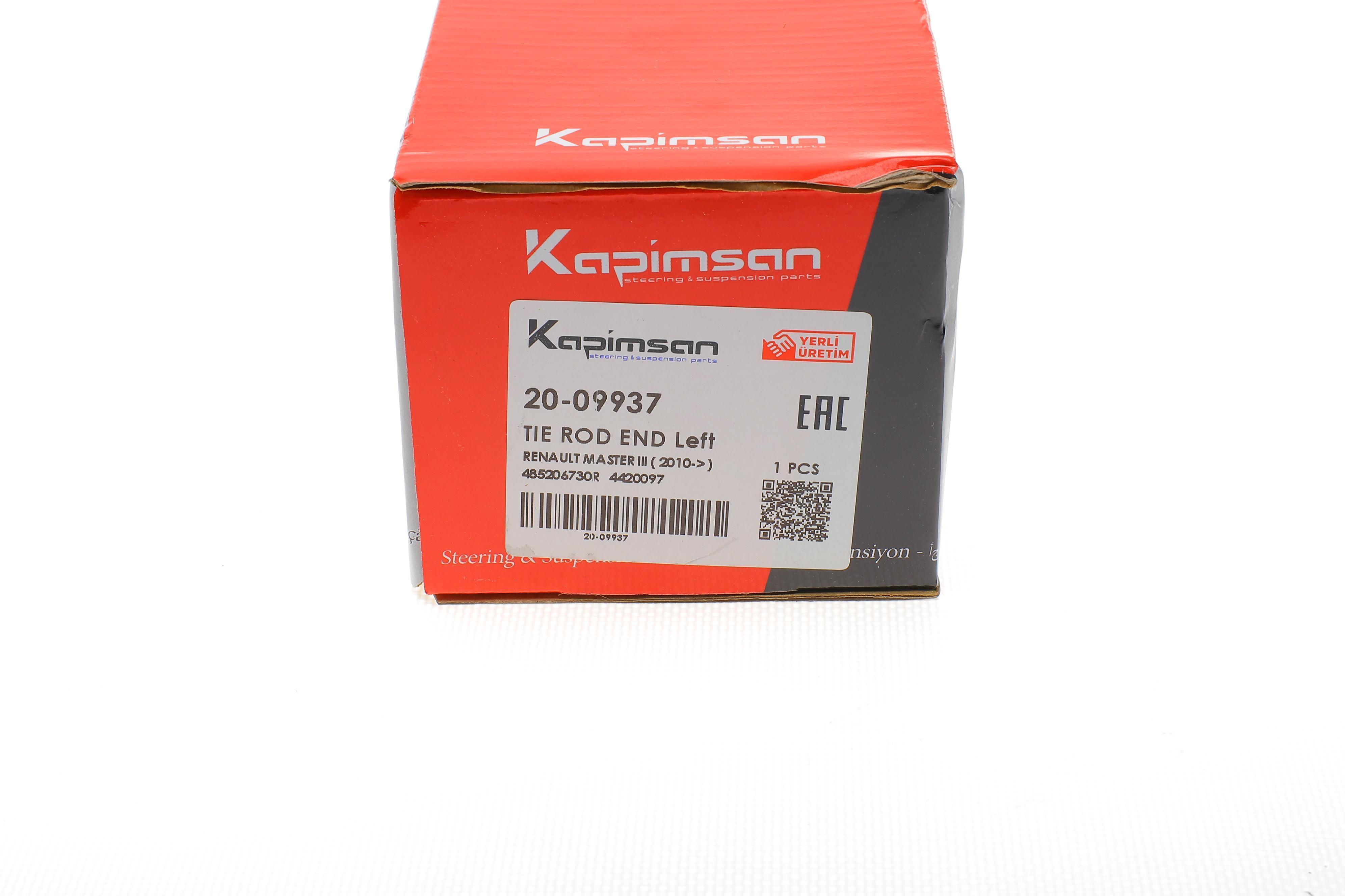 Наконечник тяги рульової (L) Renault Master/Opel Movano 10-