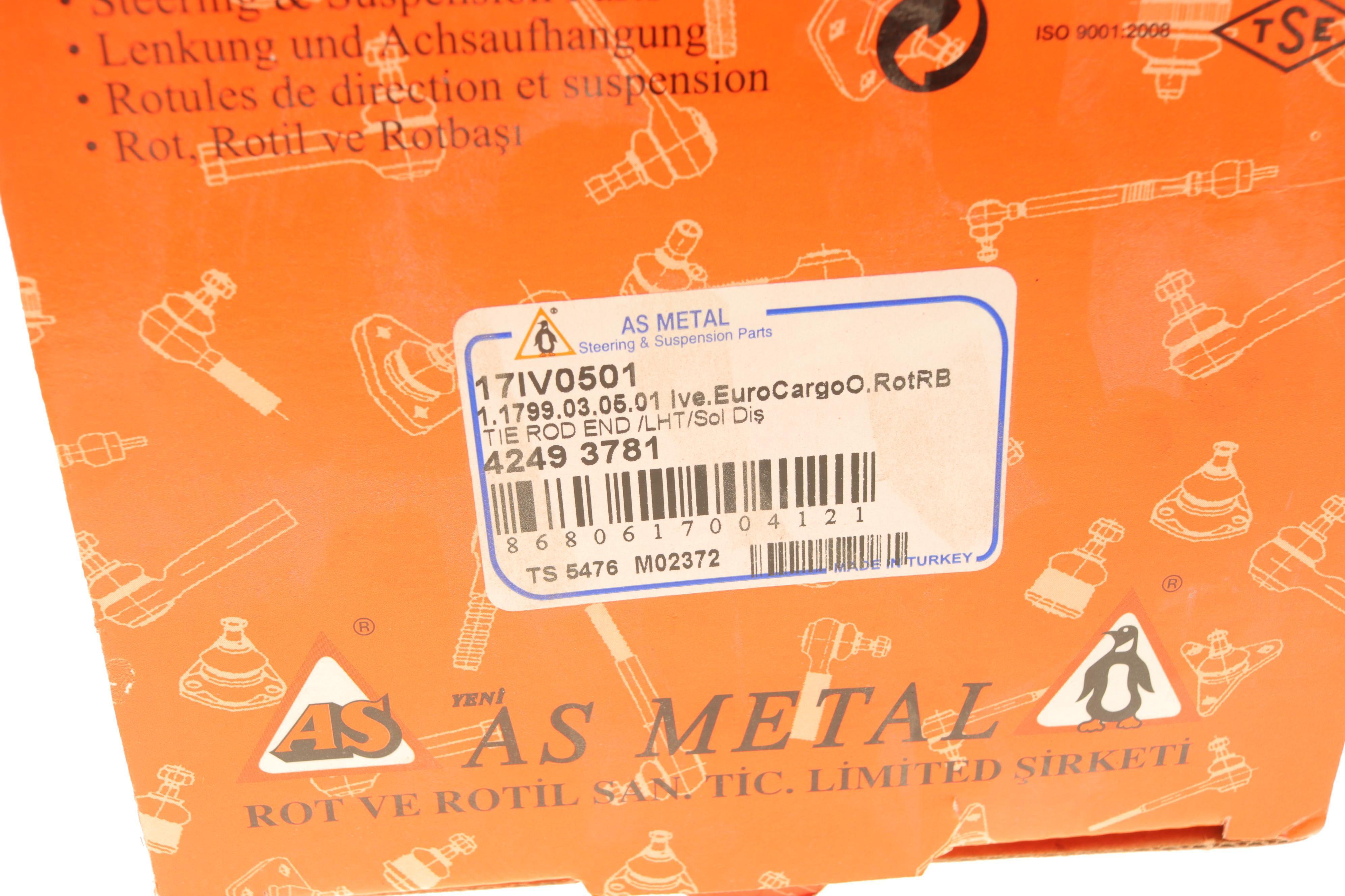 Наконечник тяги рульової (L) Iveco/Daf/Man/Volvo 91-