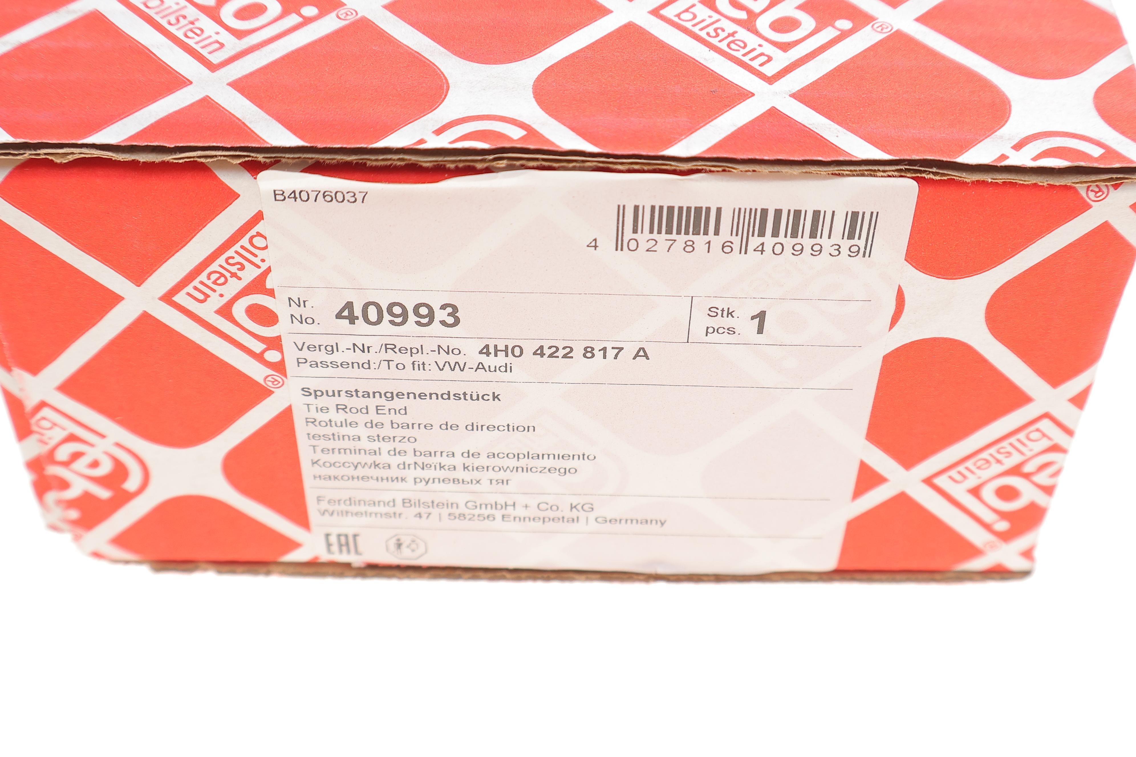 Наконечник тяги рульової (L) Audi A8 2.0/2.5 TFSI/3.0 TDI 11-15