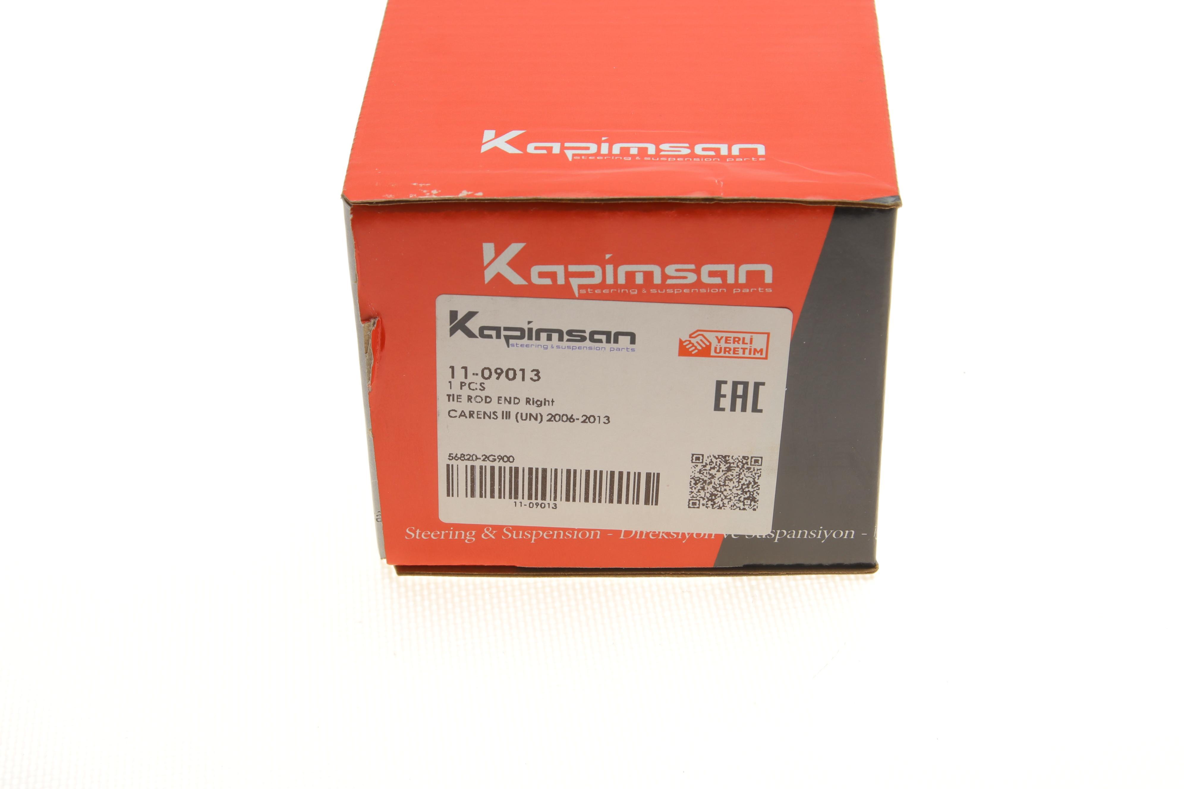 Наконечник тяги рульової (R) Kia Carens III 1.6-2.0 06-13/Optima II 2.0-2.4 05-10