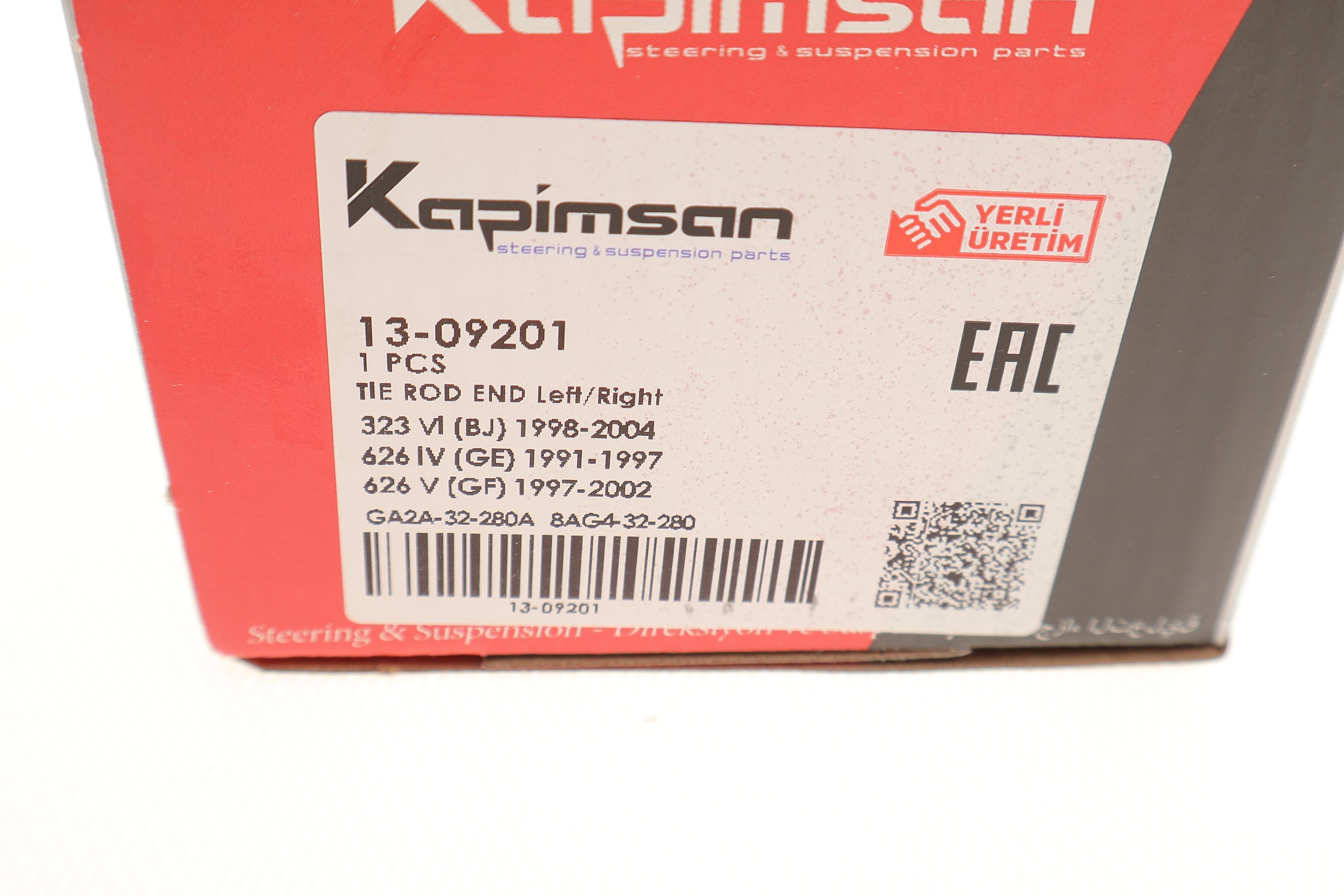 Наконечник тяги рульової Mazda 323 98-04/626 82-02