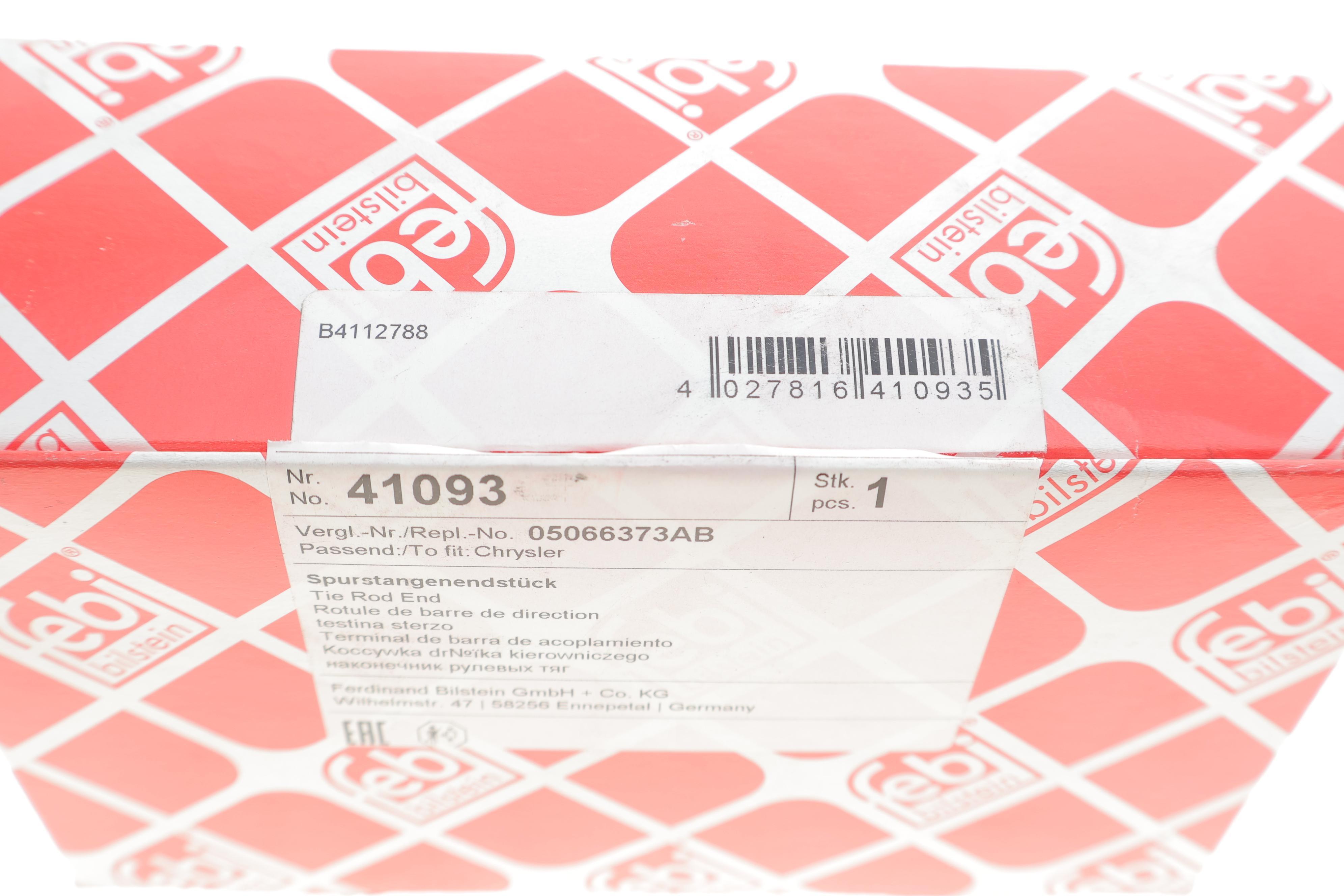 Наконечник тяги рульової Chrysler Caravan/Voyager2.4-3.8 CRD/AWD 00-08