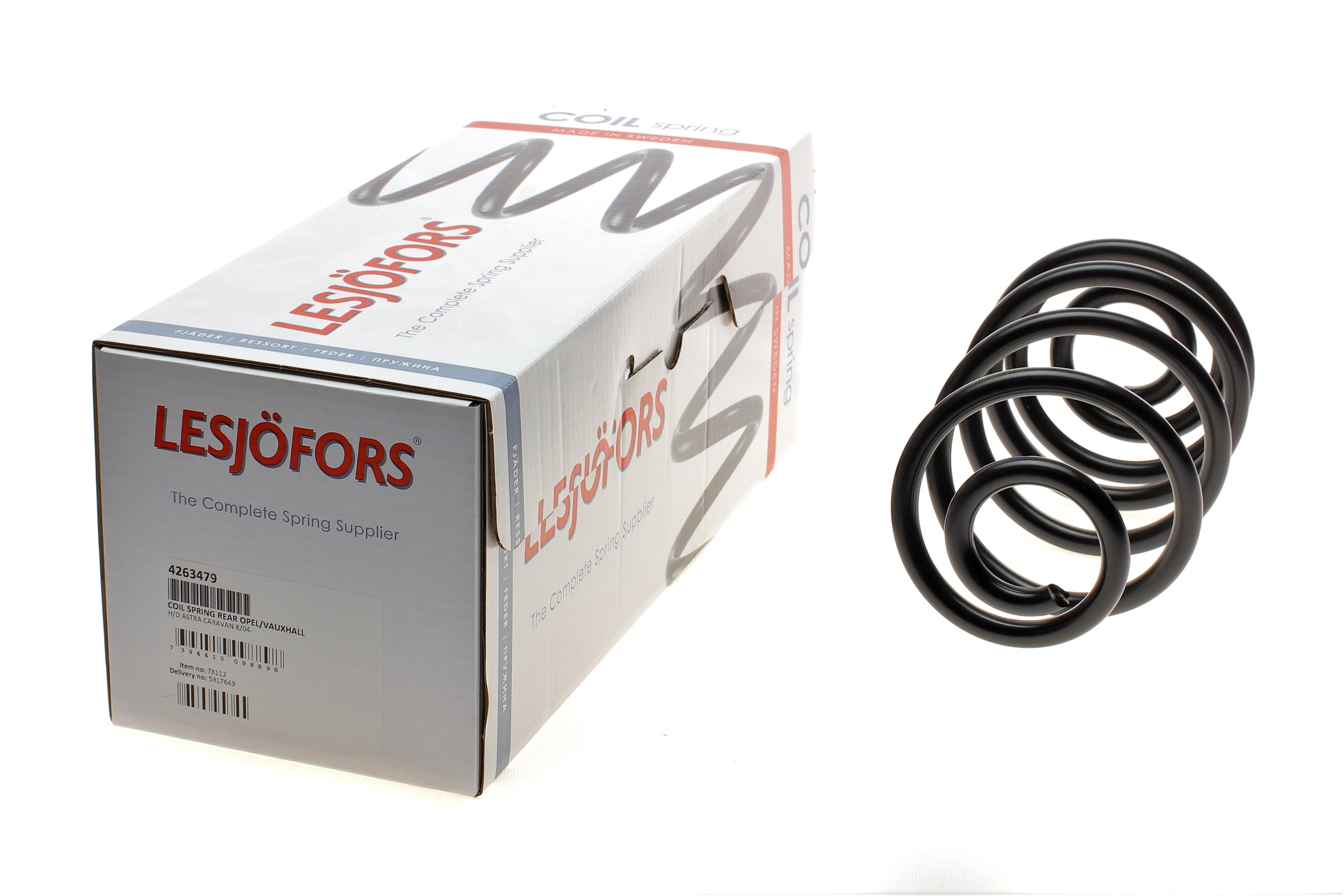 Пружина (задня) Opel Astra H 1.3-1.9CDTI/1.4-1.8/2.0Turbo 04- (фургон/унів.) (з пост.d) (HD)