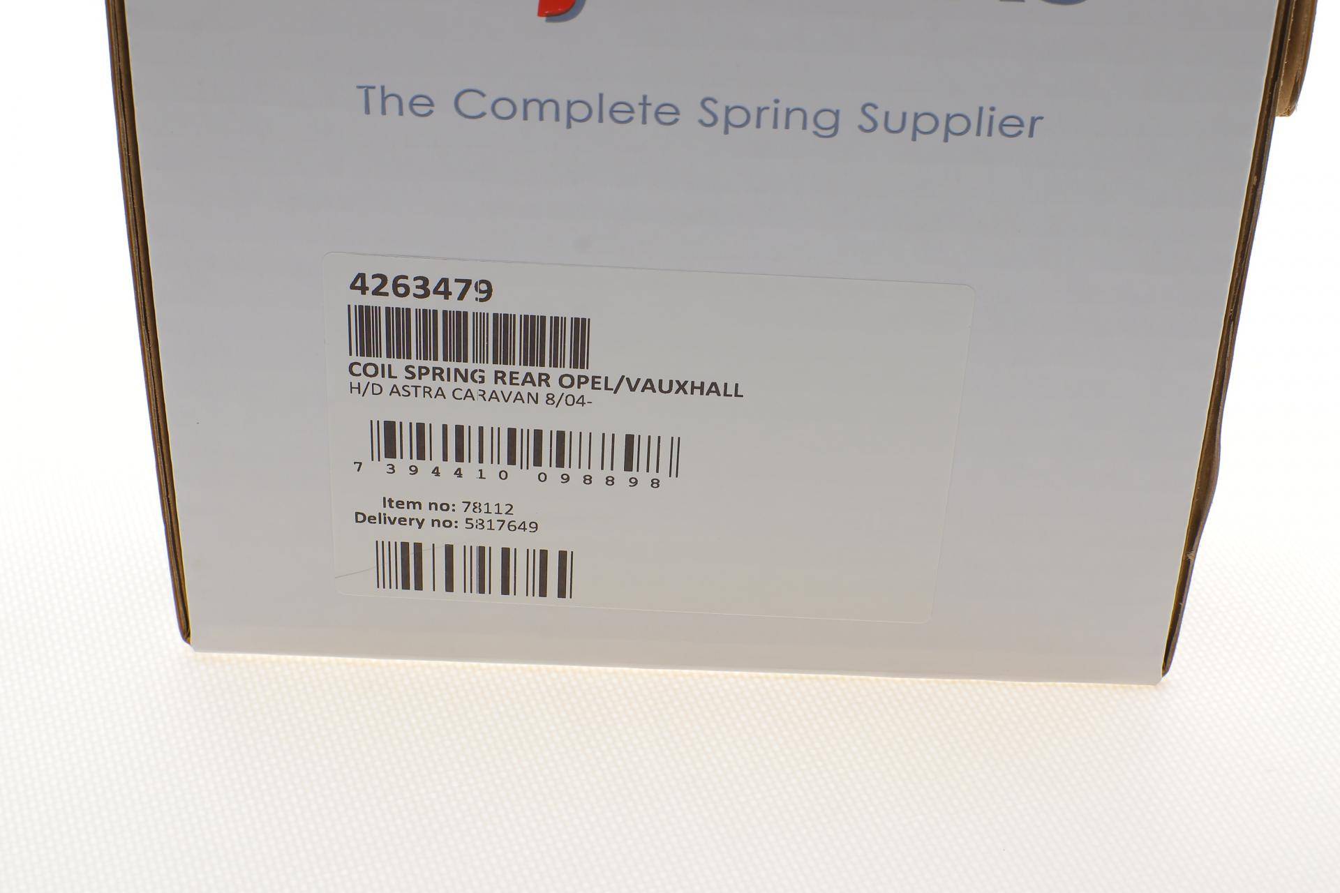 Пружина (задня) Opel Astra H 1.3-1.9CDTI/1.4-1.8/2.0Turbo 04- (фургон/унів.) (з пост.d) (HD)