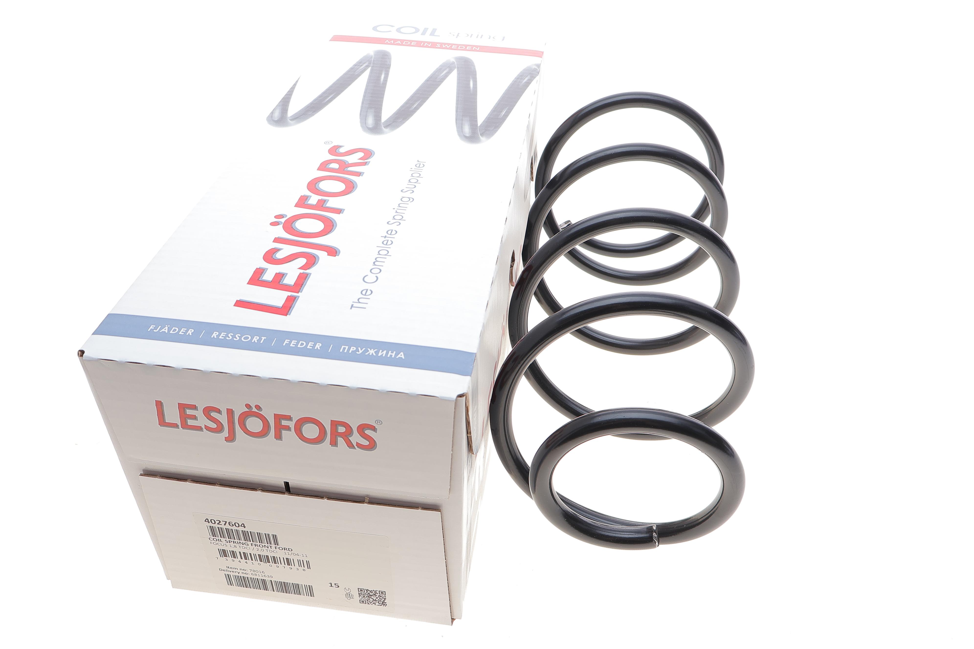 Пружина (передня) Ford Focus II 1.8TDCi/2.0TDCi 04-12 (седан/універсал/нах.зад.частина)