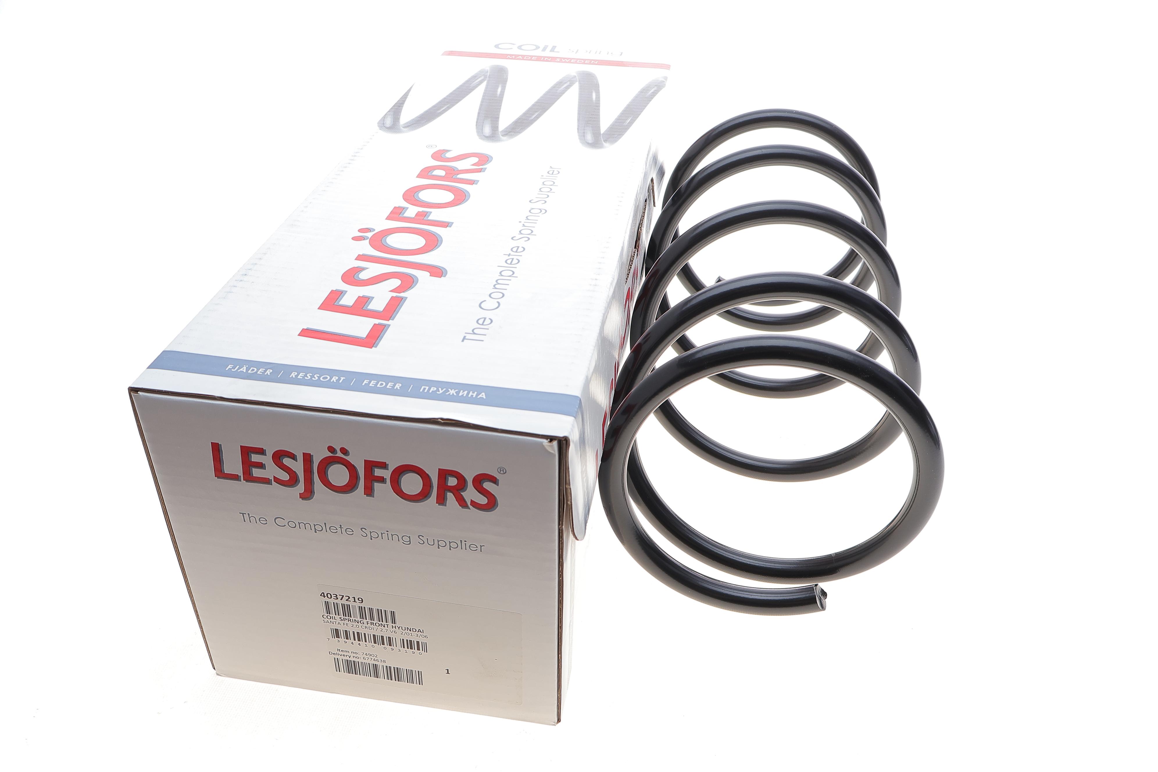 Пружина (передня) Hyundai Santa Fe I 2.0CRDi/2.0CRDi 4x4/2.7 4x4 01-06 (позашляховик)