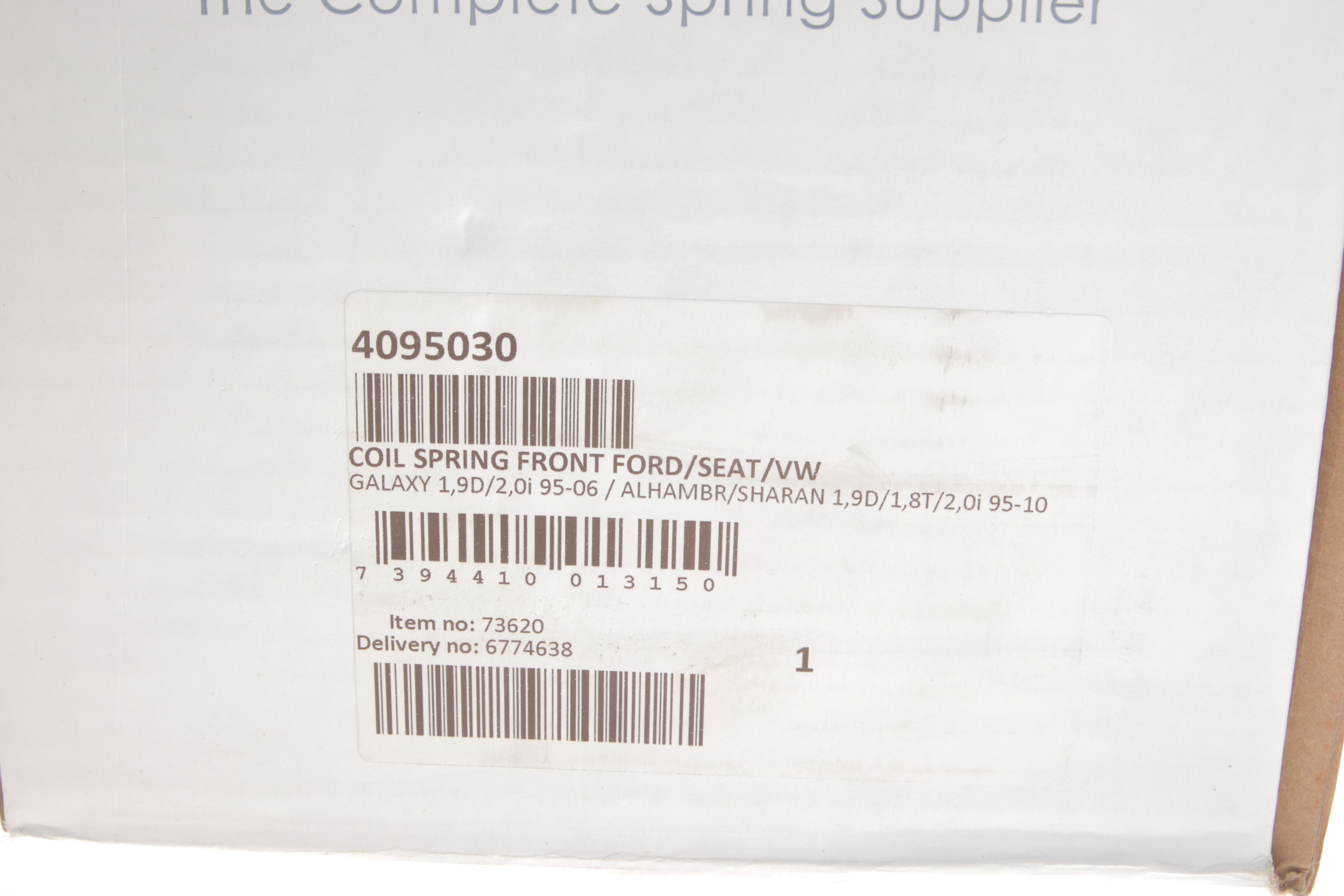 Пружина (передня) VW Sharan 1.8T/1.9-2.0TDI/2.0/16V 95-10/Ford Galaxy 1.9TDI/2.0i 95-06 (вен)