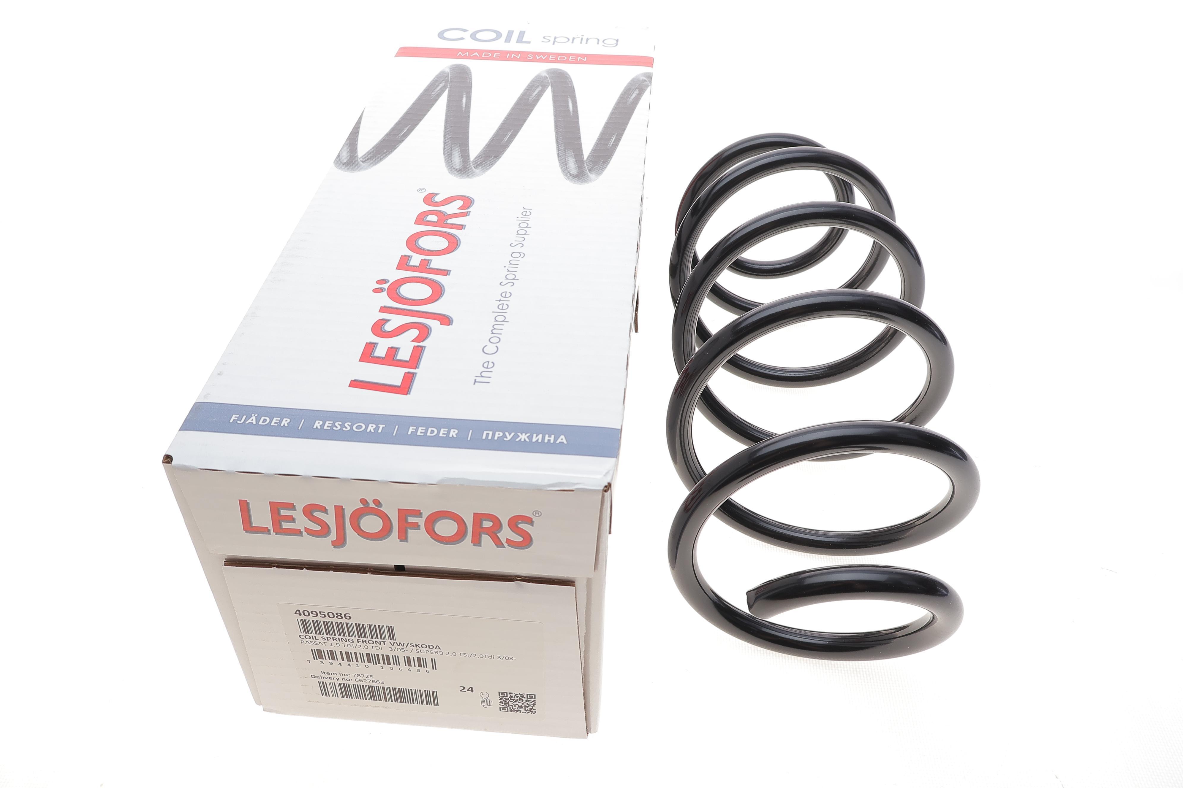 Пружина (передня) VW Passat B6/B7 1.9-2.0TDI/1.4TSI 05-14 (седан/уни)/Skoda SuperB 2.0TDI/TSI 08-15