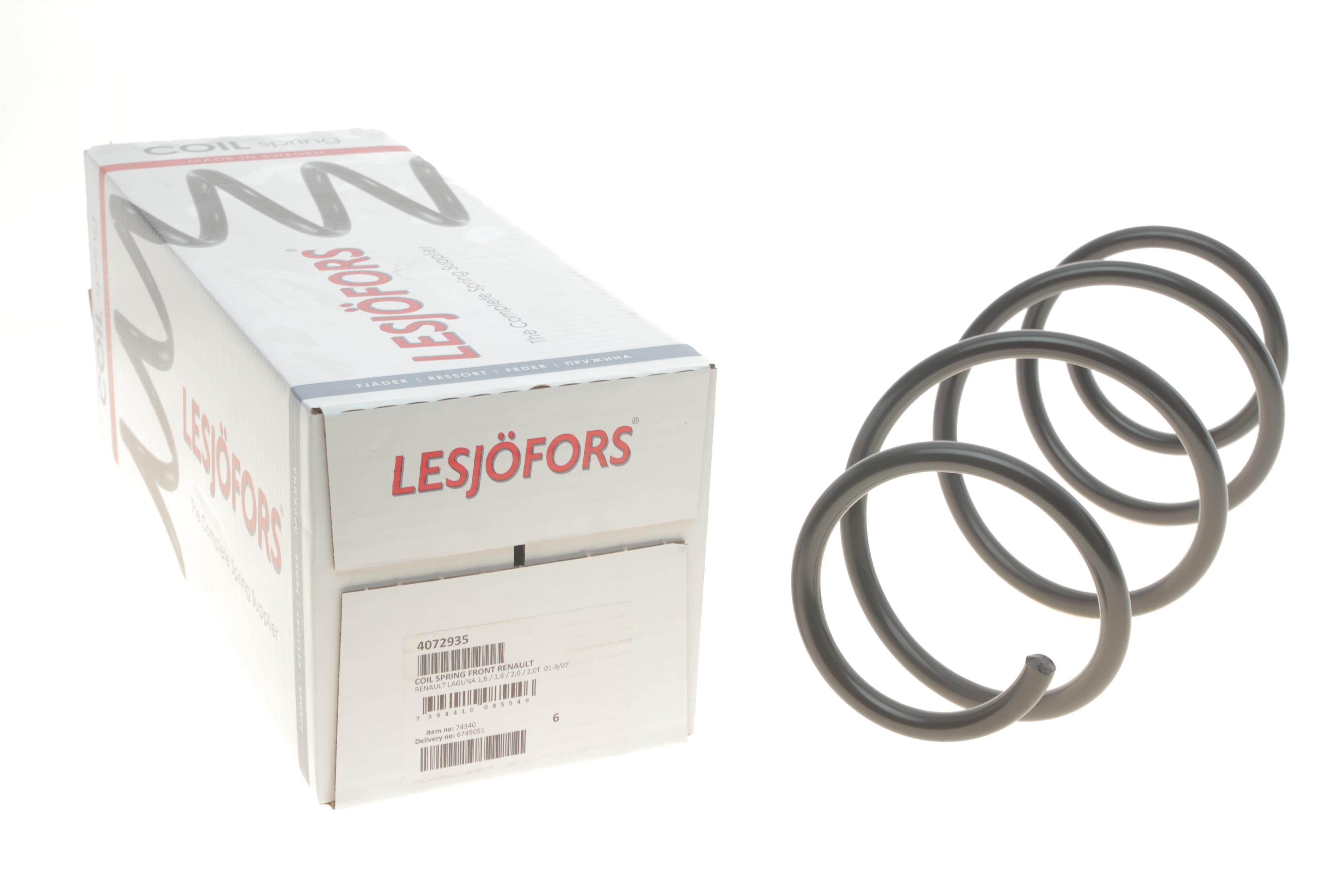 Пружина (передня) Renault Laguna II 1.6/1.6 16V/1.8 16V/2.0 16V 01-07 (універсал/нах.зад.частина)