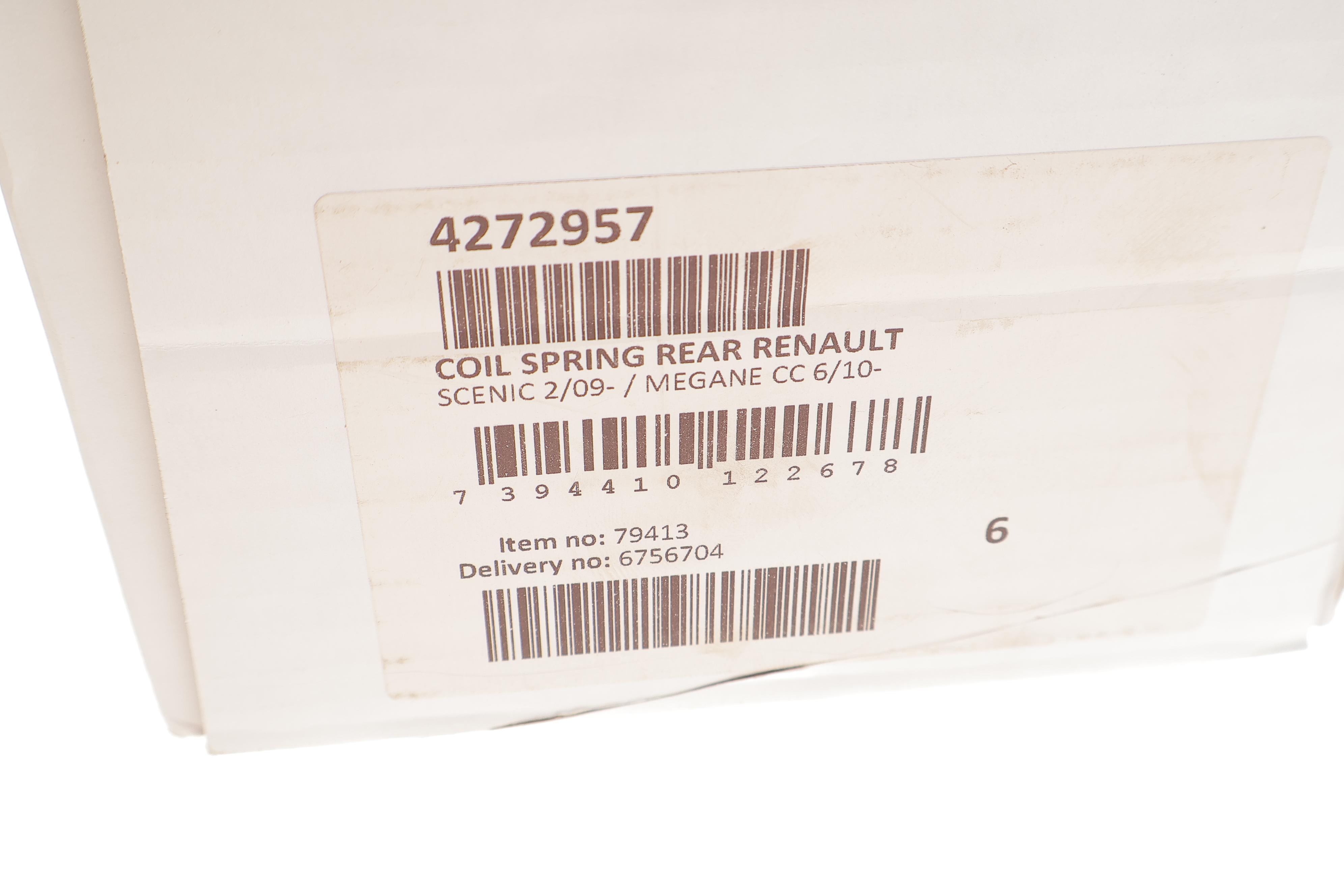 Пружина (задня) Renault Scenic III 1.4-2.0 16V/1.5-2.0dCi 09- (вен)