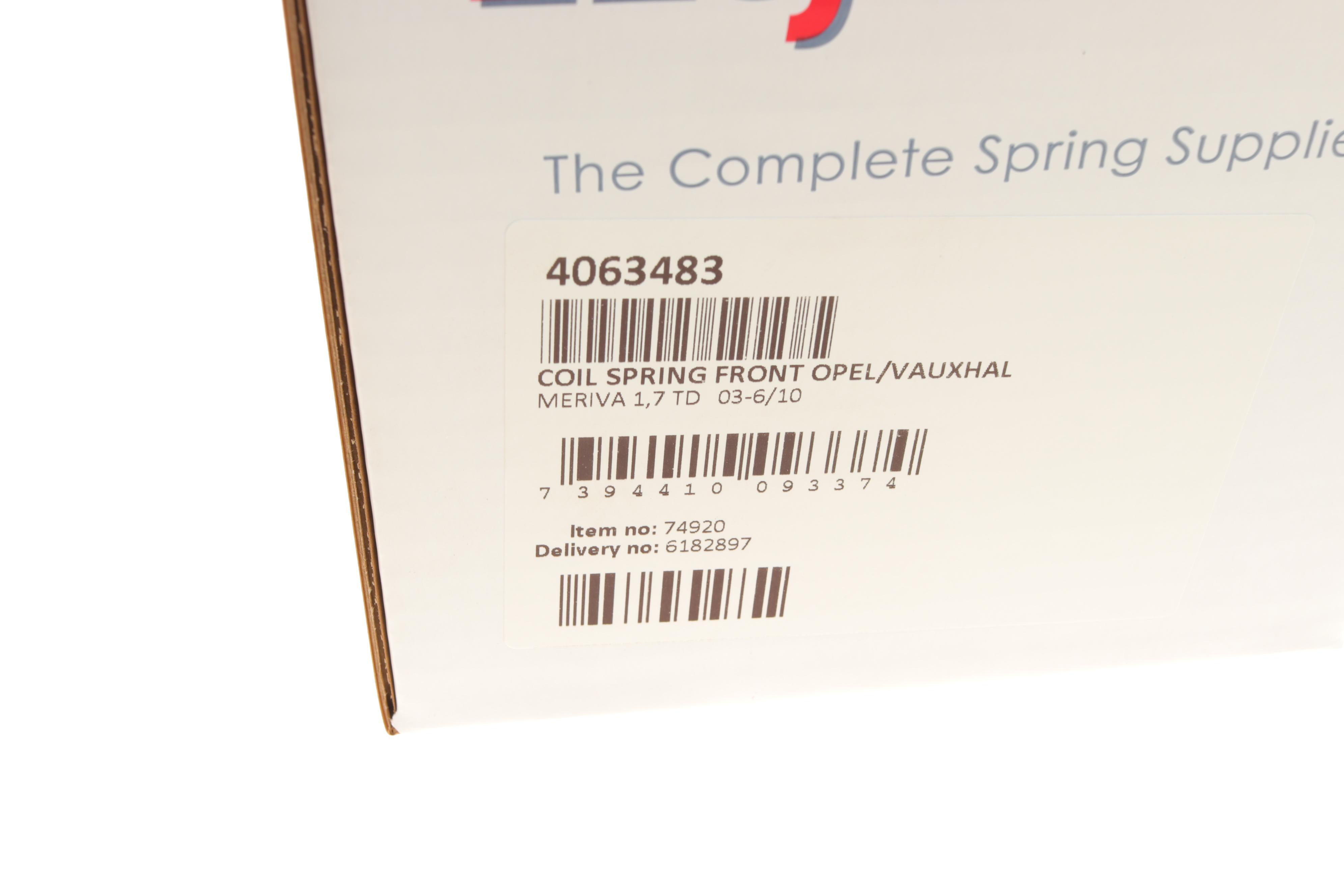 Пружина (передня) Opel Meriva A 1.7CDTI/DTI 03-10 (вен)