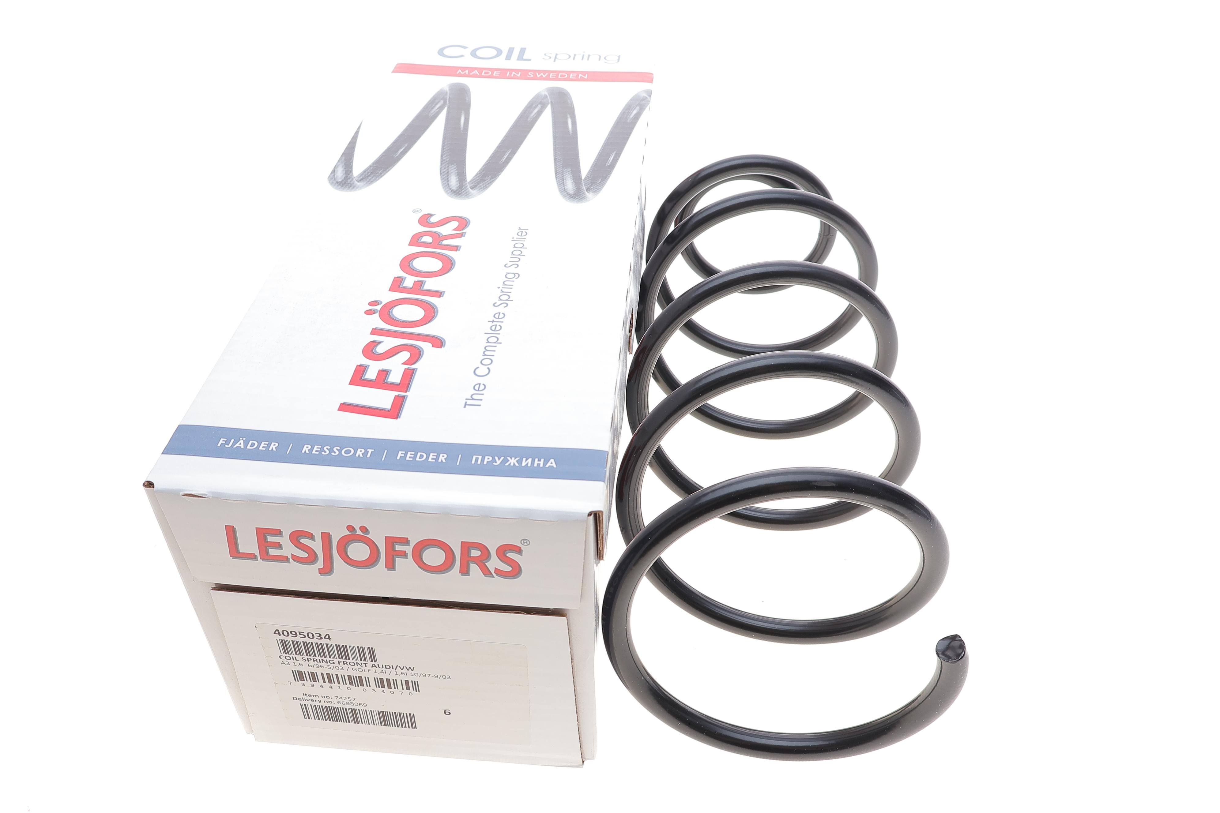 Пружина (передня) VW Golf IV 1.4 16V (-AC)/1.6/16V/FSI МКПП (-AC) 97-06 (накл.з.ч/ун)/Audi A3 96-03