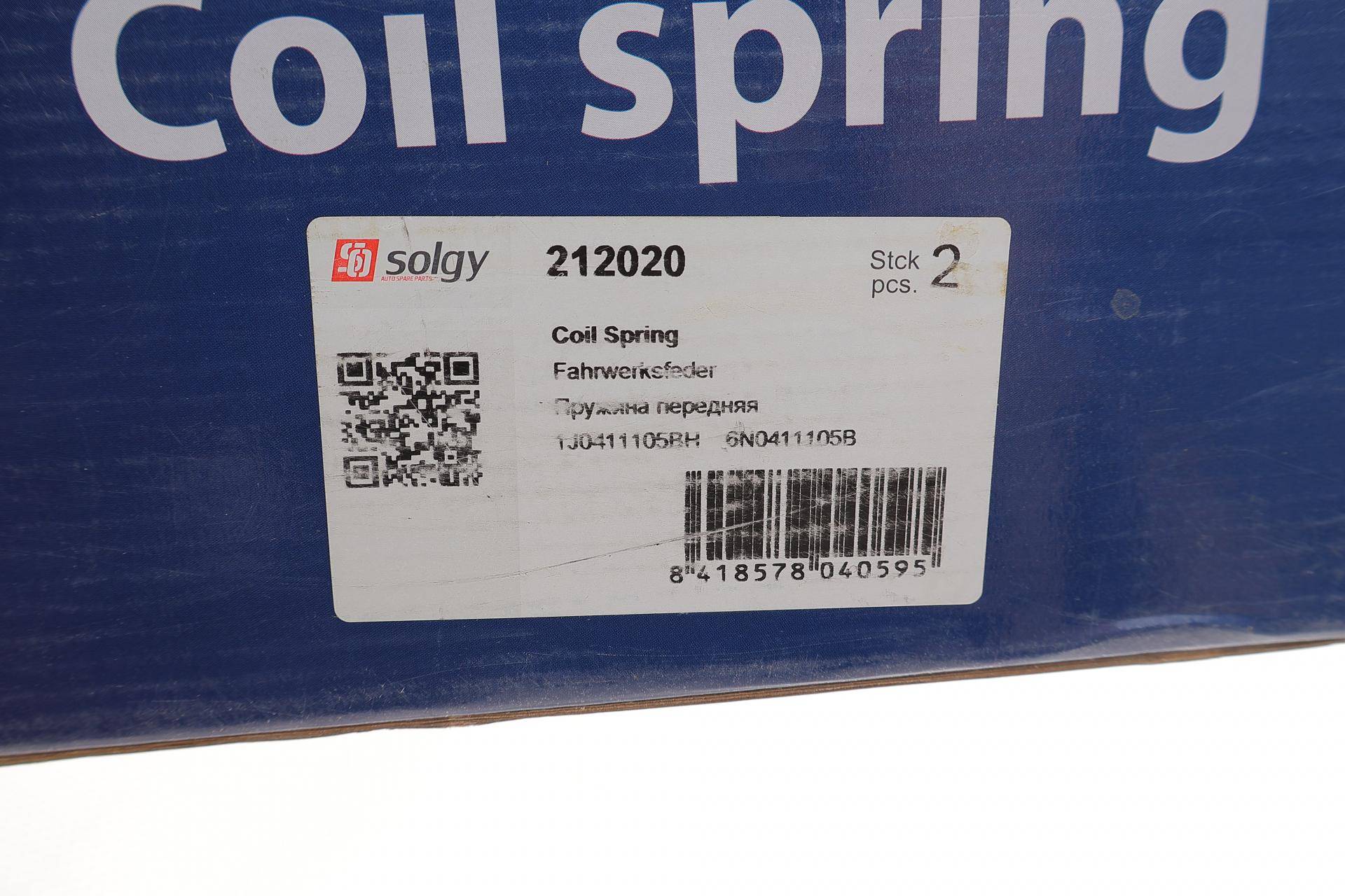 Пружина (передня) Skoda Octavia I 1.4/1.4 16V/1.6 96-10 (універсал/нах.зад.частина)