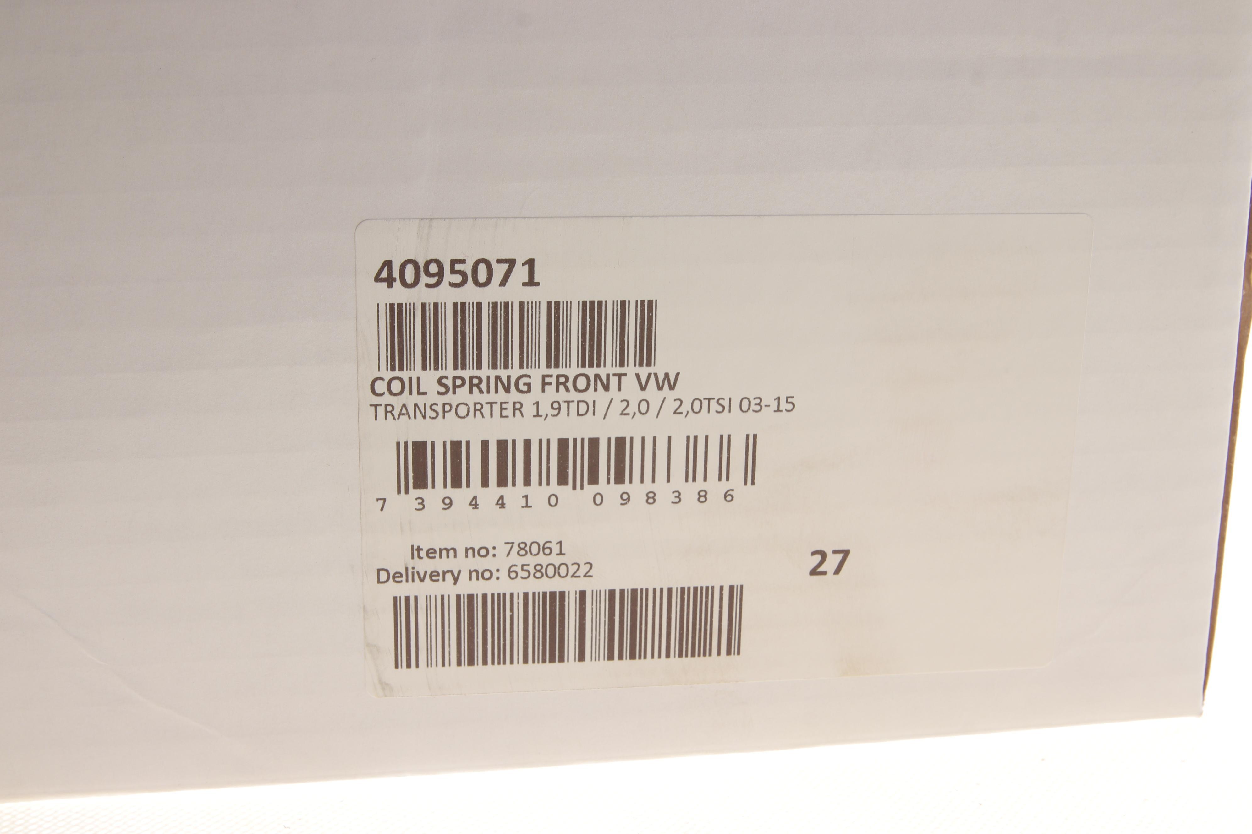 Пружина (передня) VW T5/Multivan V 1.9TDI/2.0/2.0TSI 03-15 (з борт.пл/фургон)