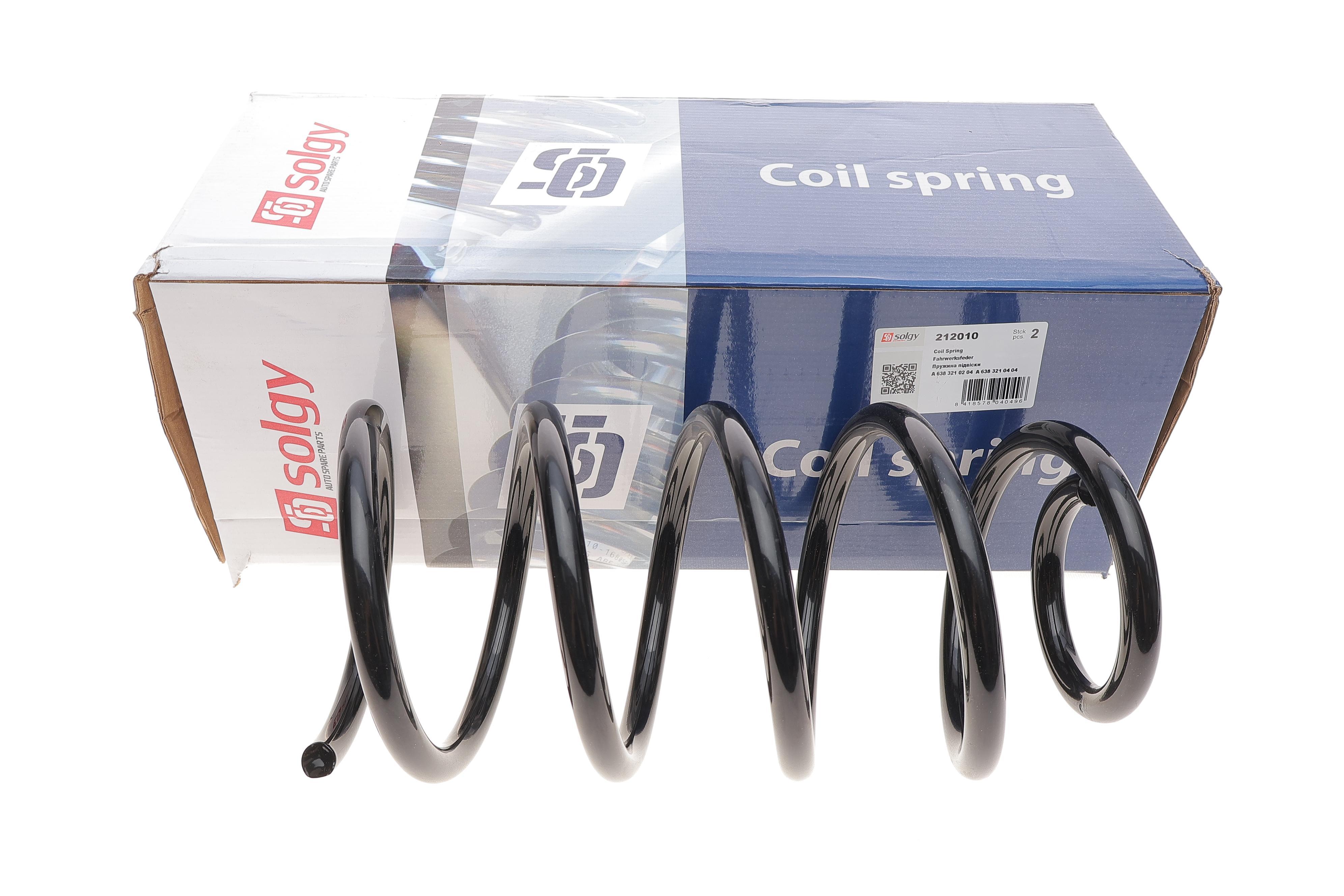 Пружина (передня) MB Vito (W638) 96-03 (з пост. діам.)