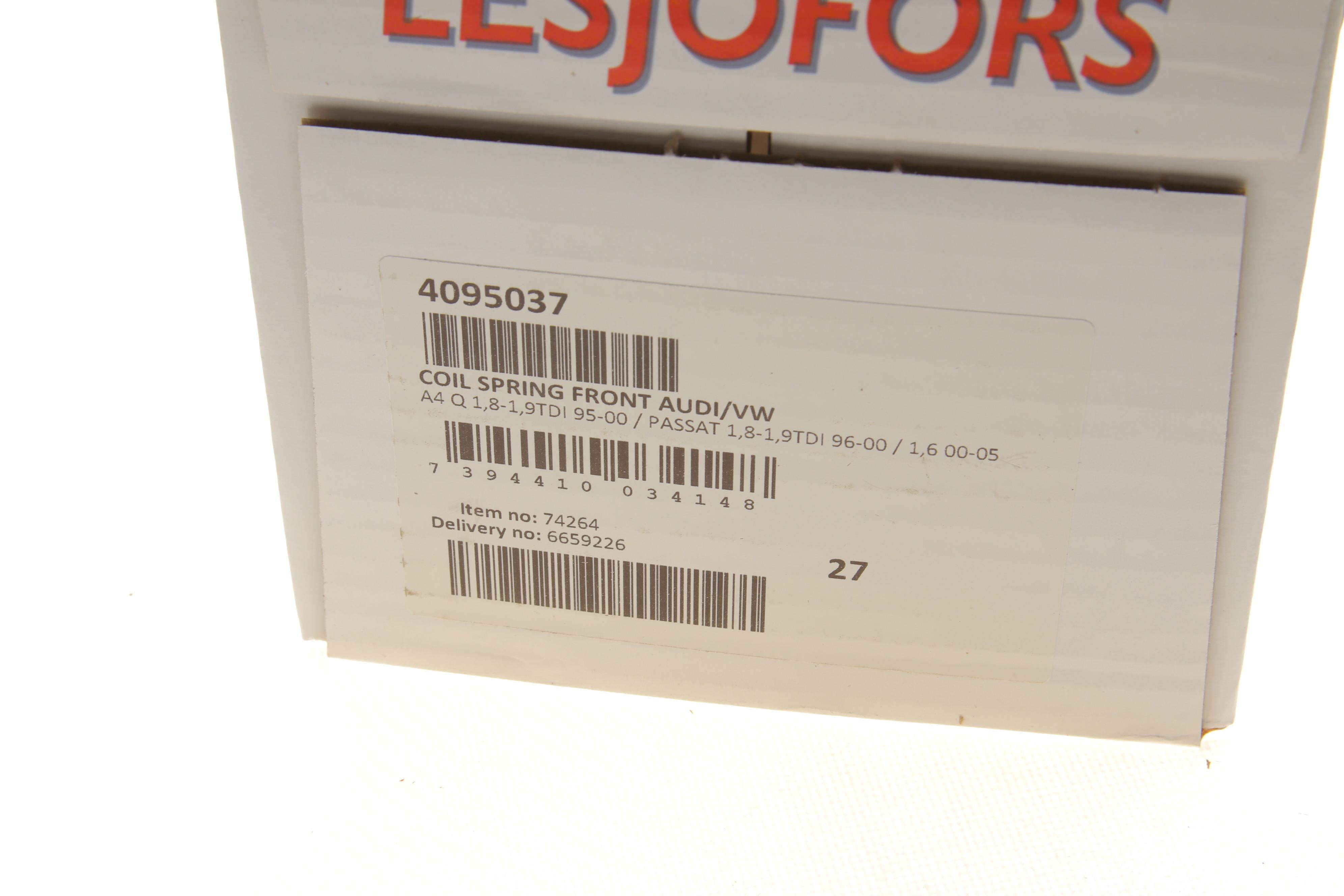 Пружина (передня) VW Passat B5 1.8/1.8T/1.9TDI 96-00/B5.5 1.6 00-05 (седан/універсал)