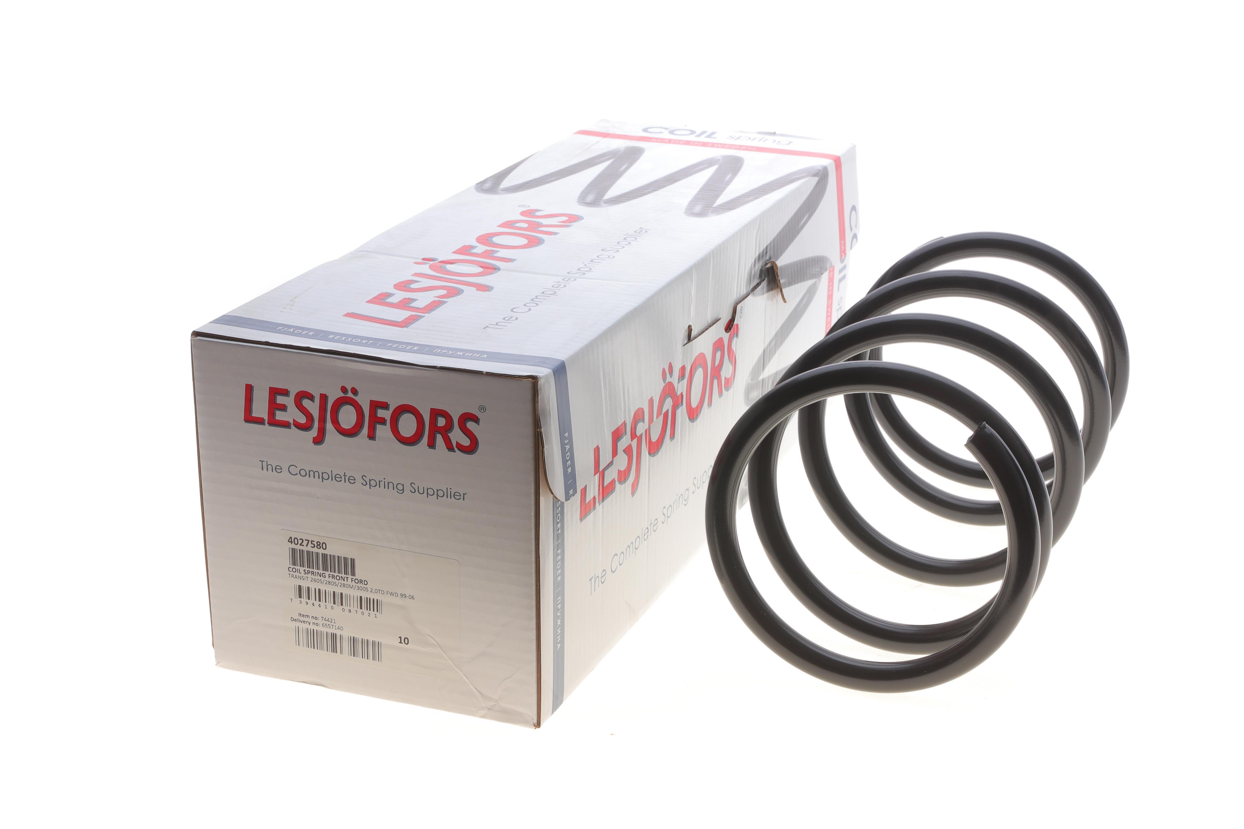 Пружина (передня) Ford Transit 2.0DI/TDCi V184 00-06 (Модель 300S,280M,280S,260S) FWD (червона)