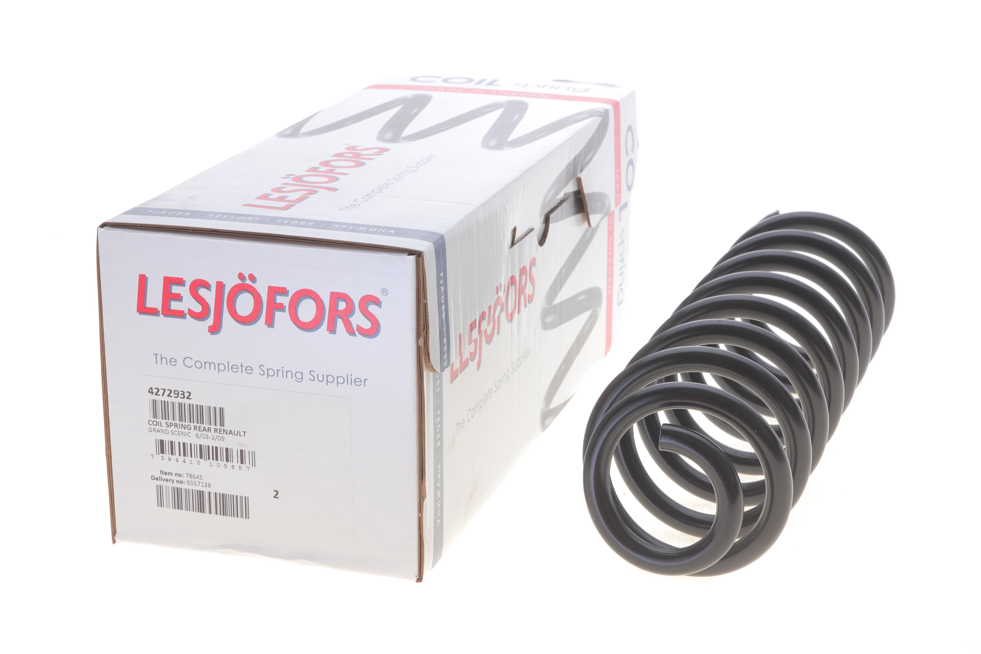 Пружина (задня) Renault Grand Scenic II 1.5dCi/1.9dCi/2.0dCi/1.6/2.0 04-09 (вен)