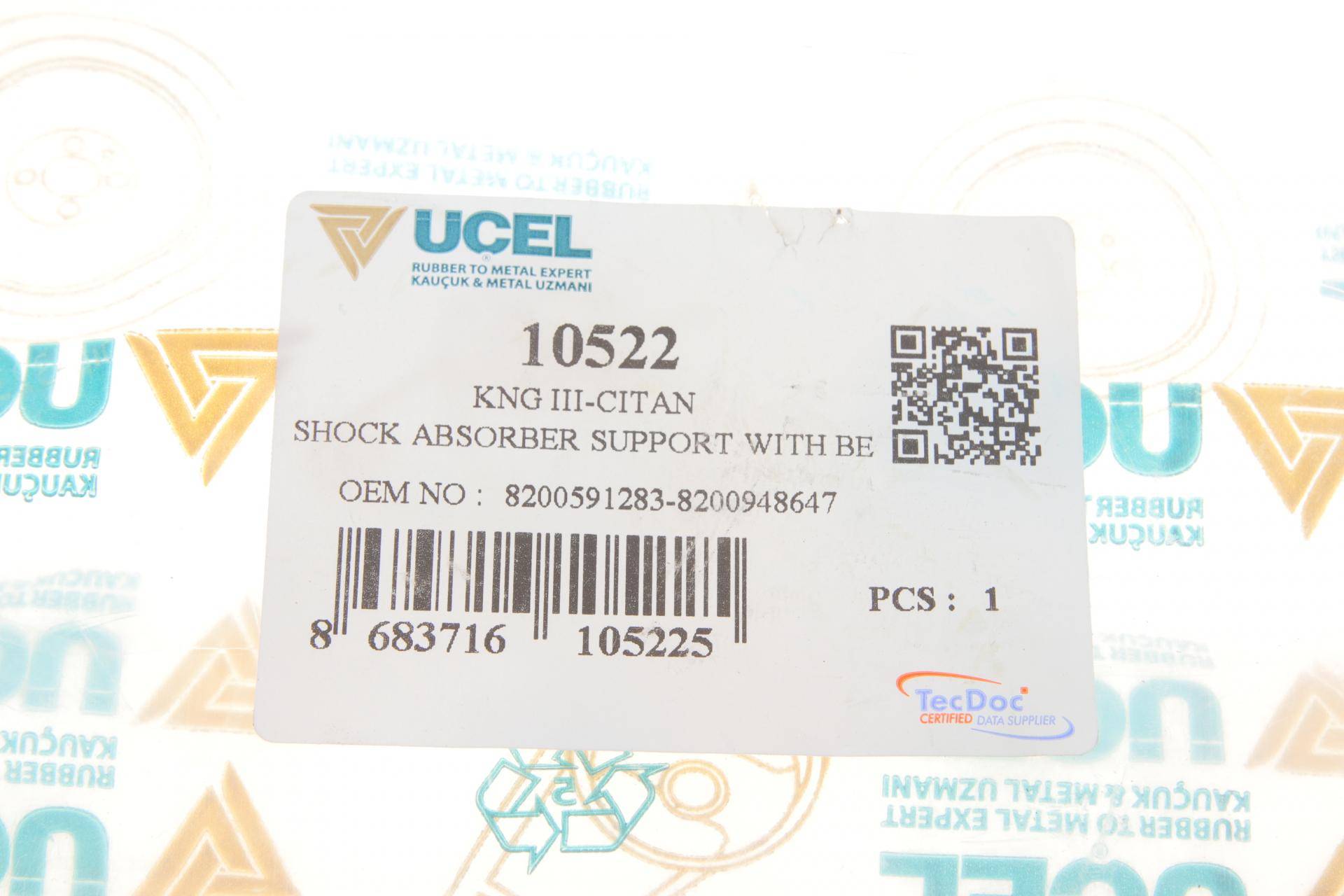 Подушка амортизатора (переднього) + підшипник Renault Kangoo 08-