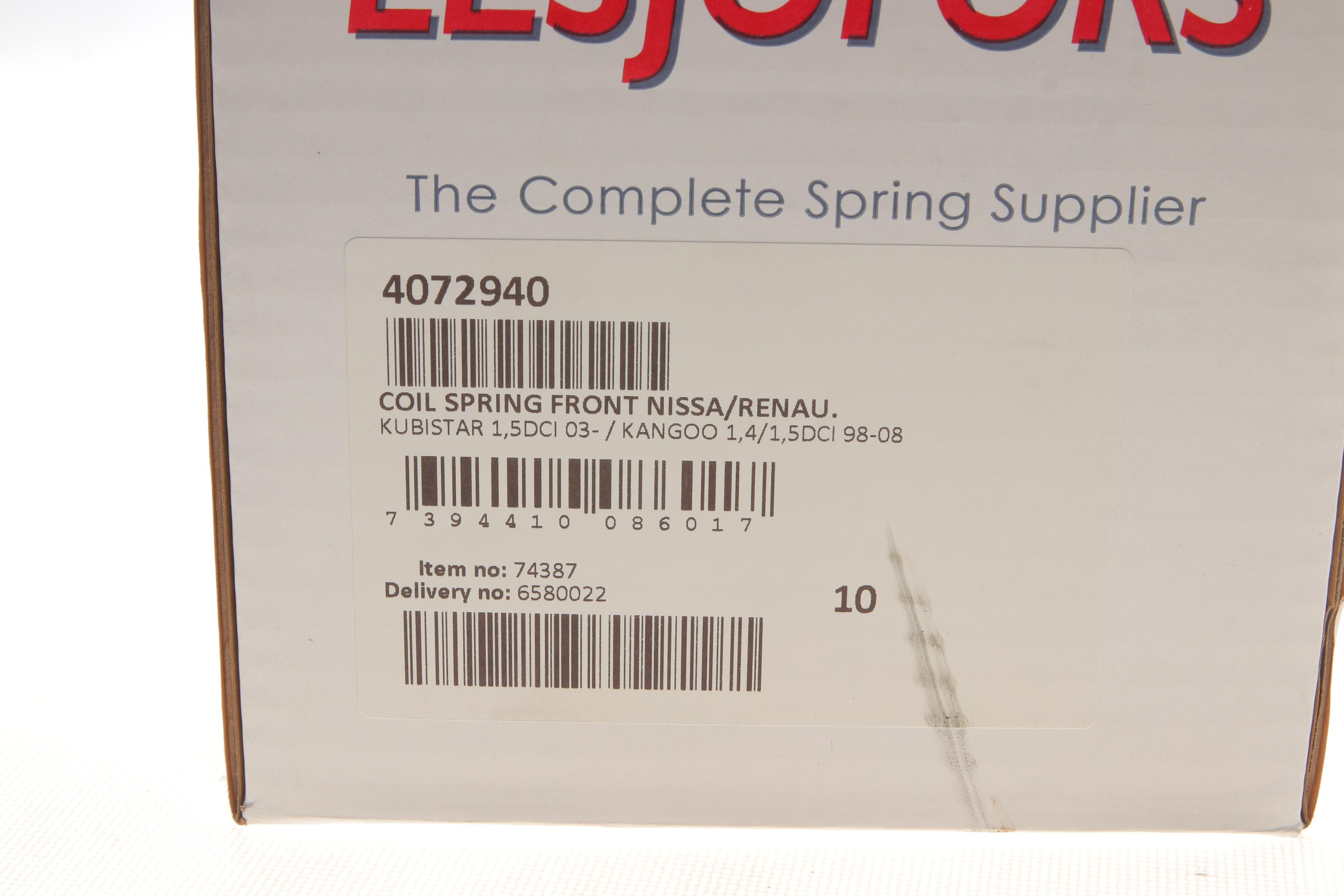 Пружина (передня) Renault Kangoo 1.4/1.5dCi 97- (вен/фургон)