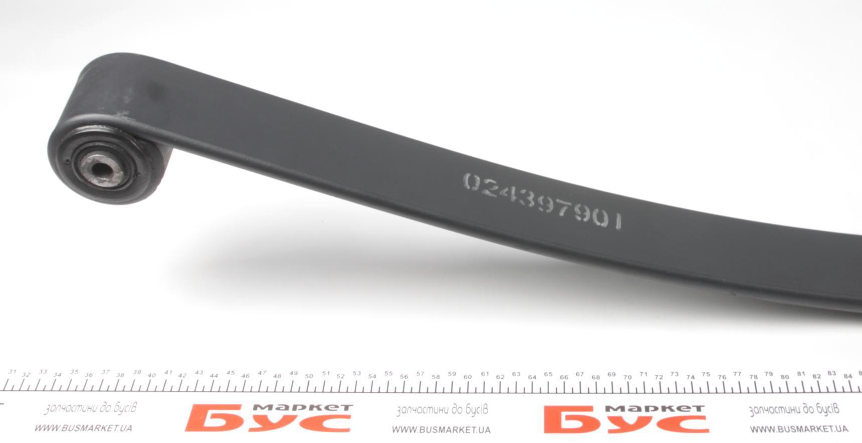 Ресора задня коренева MB Sprinter 208-316/VW LT 28-35 (з отвором) (70x735x750) 19mm