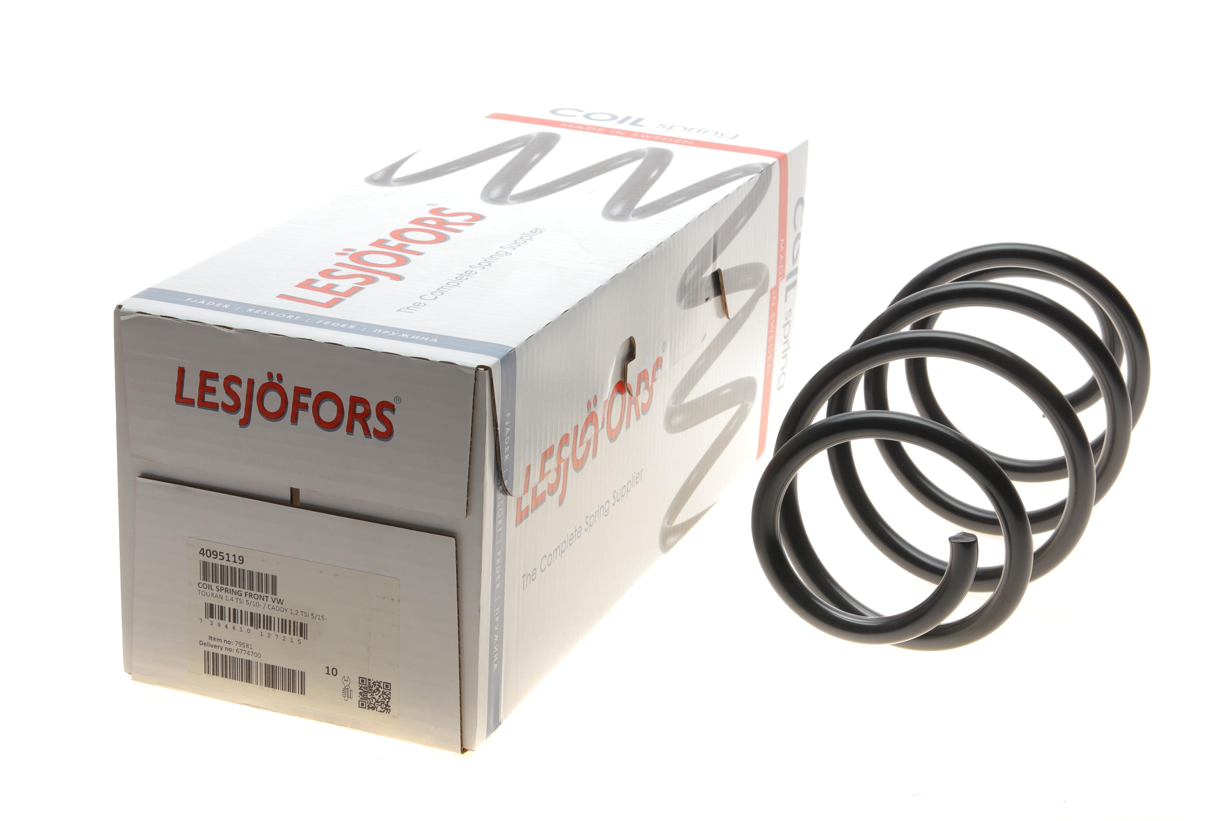 Пружина (передня) VW Caddy IV 1.2TSI 15- (фургон/крім Alltrack)/Touran 1.4TSI/1.6TDI 06-15 (вен)