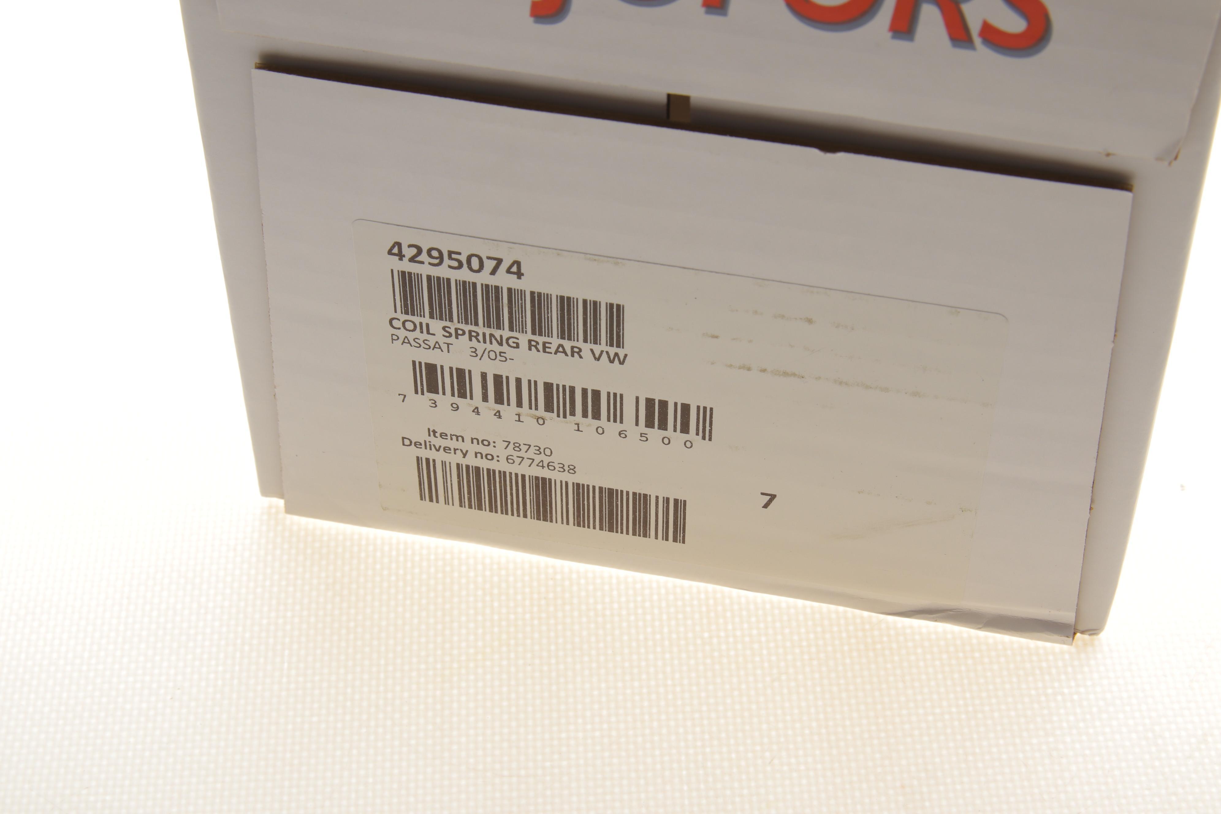 Пружина (задня) VW Passat B6/B7 1.4-1.8TSI/1.6-2.0TDI/FSI 05-14 (седан)/Tiguan 1.4TSI/2.0TDI 08-18