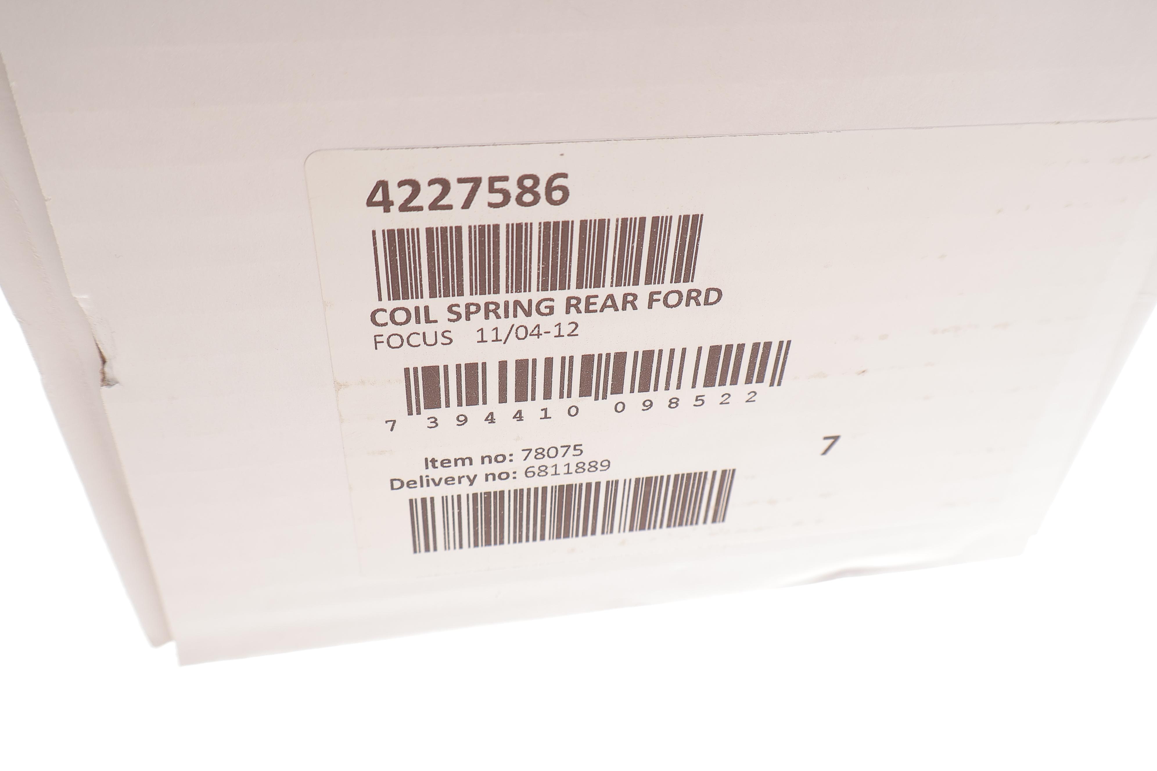 Пружина (задня) Ford Focus II 1.4-2.0/1.6-2.0TDCi/1.8 Flexifuel 04-12 (седан/нах.зад.частина)