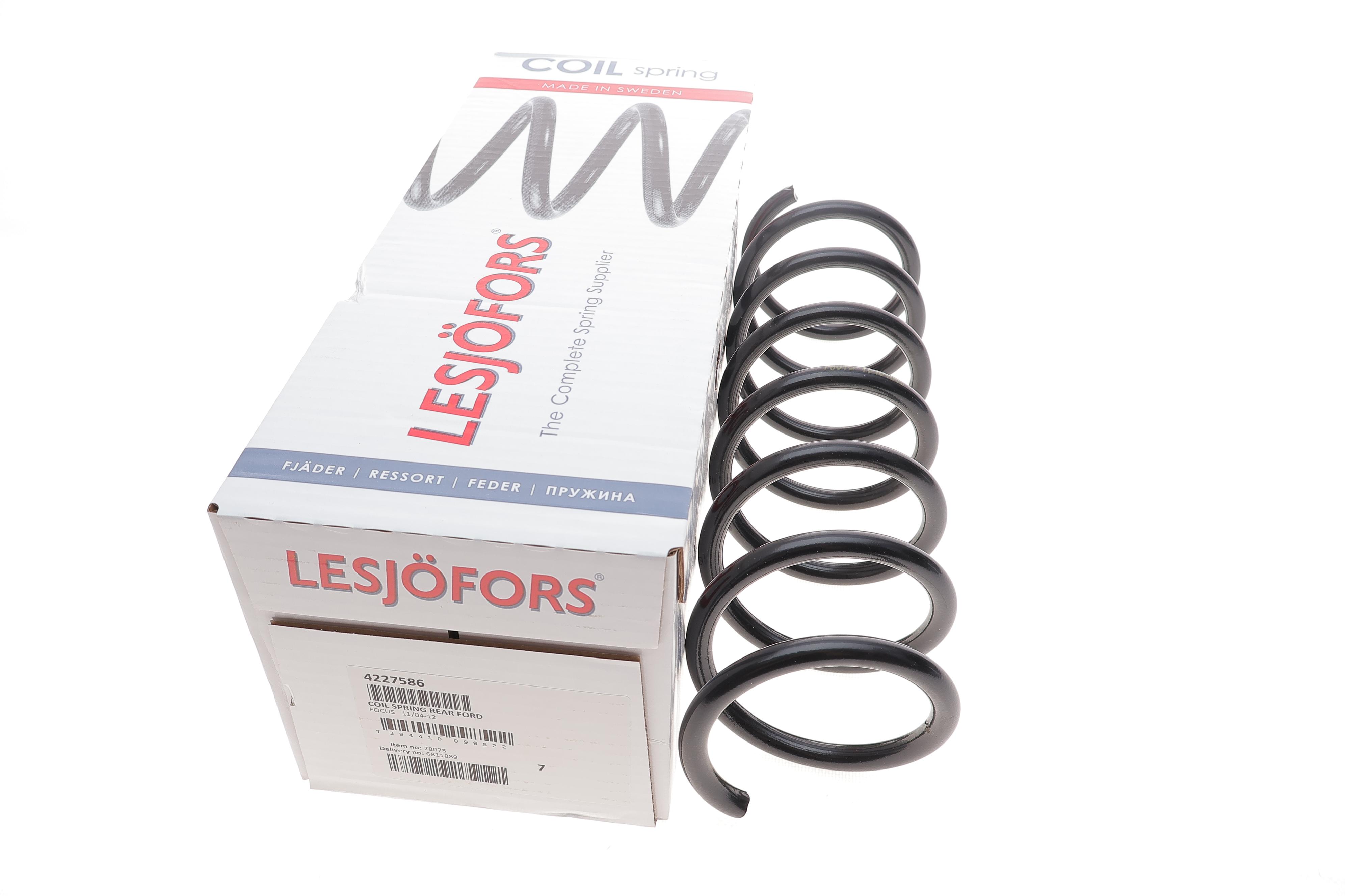 Пружина (задня) Ford Focus II 1.4-2.0/1.6-2.0TDCi/1.8 Flexifuel 04-12 (седан/нах.зад.частина)