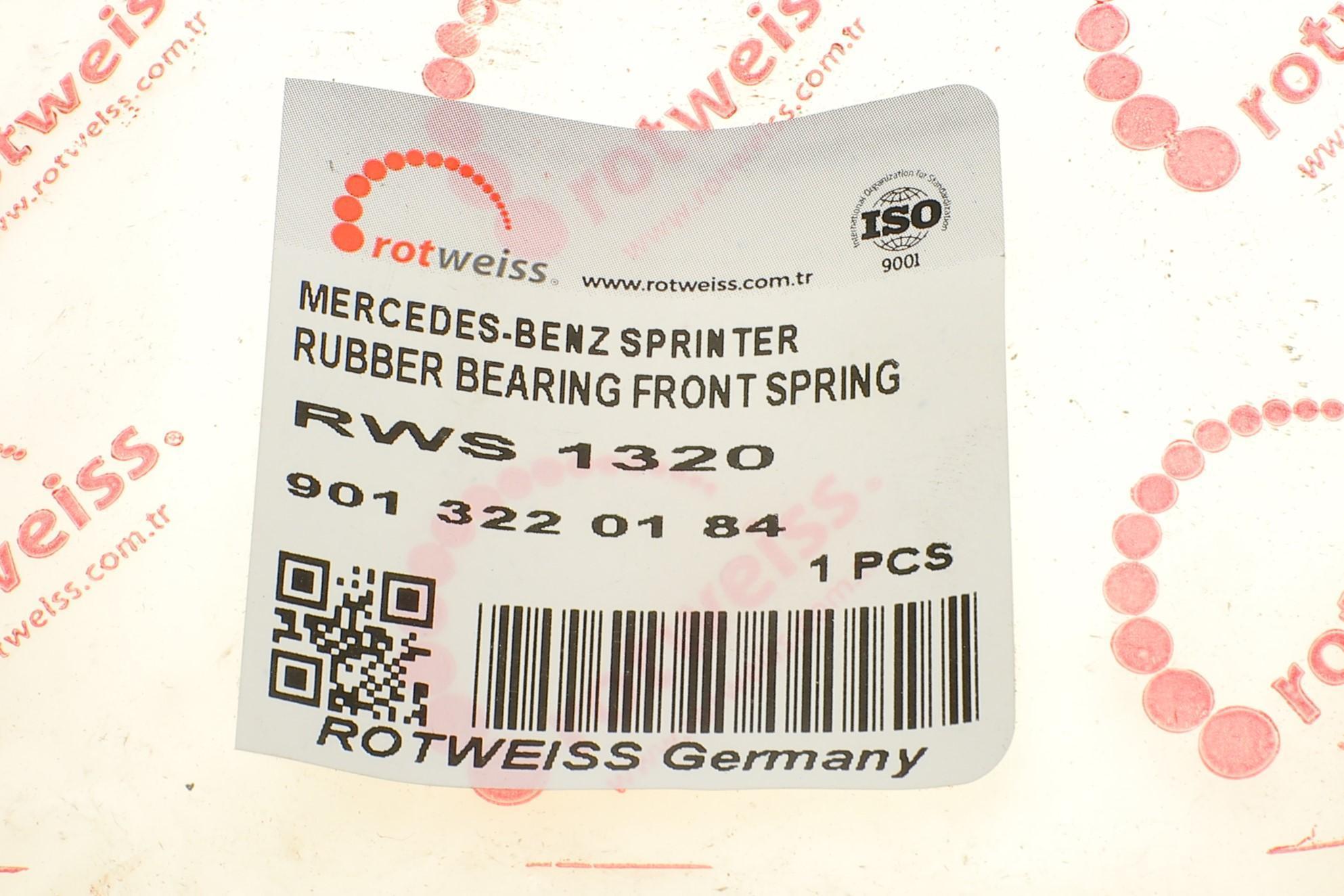 Кронштейн подушки ресори передній (червоний) MB Sprinter 96-06 (R)