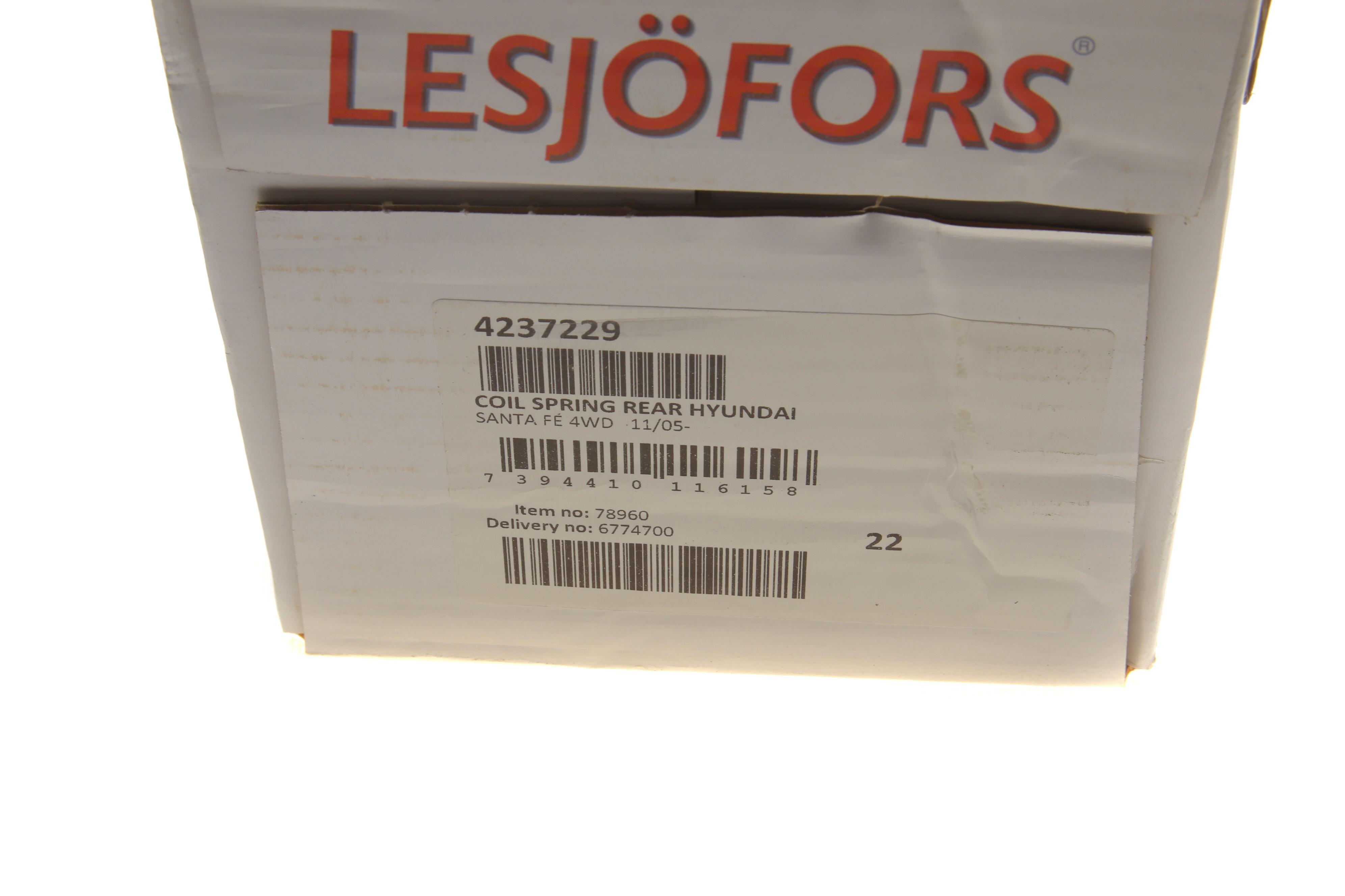 Пружина (задня) Hyundai Santa Fe II 2.2СRDi 4x4/2.7 4x4 06-09 (позашляховик) (без с-ми рег.дор.просв